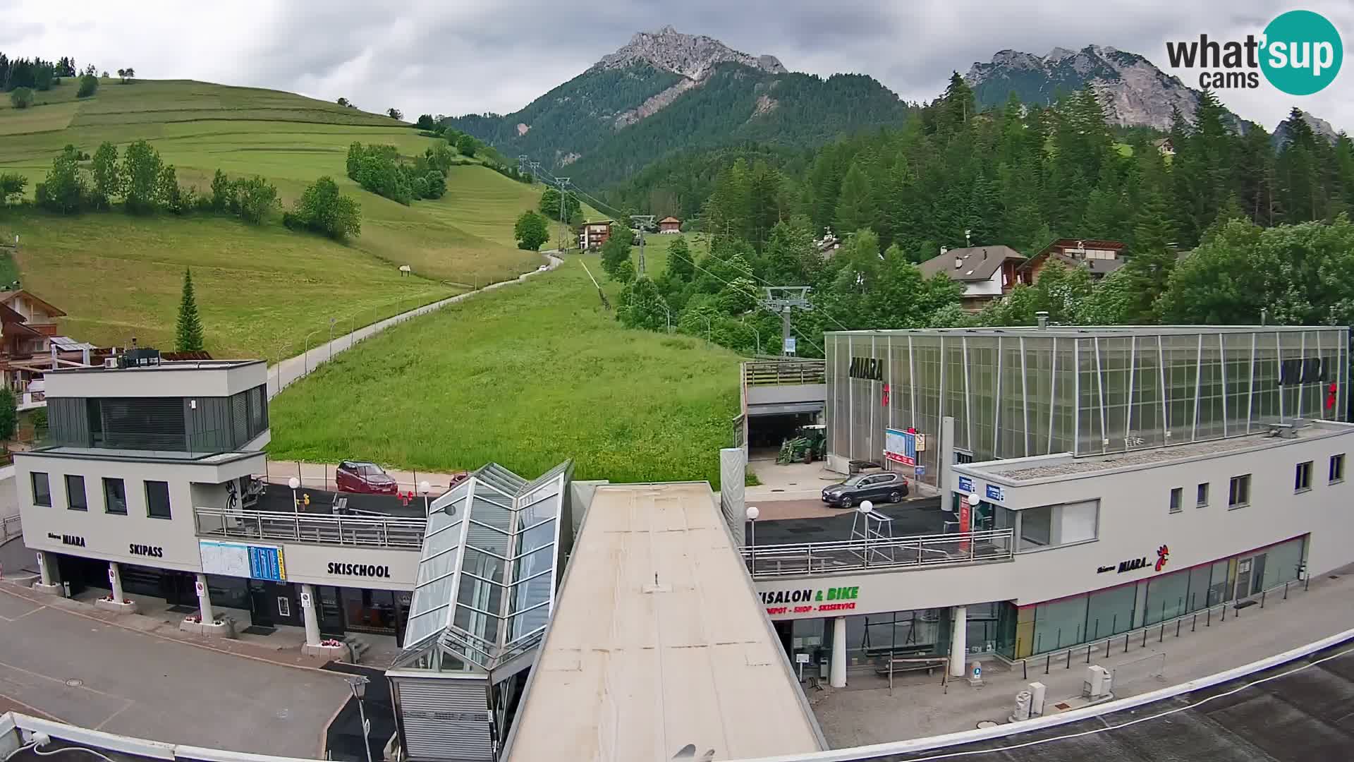 Kronplatz spletna kamera Miara spodnja postaja