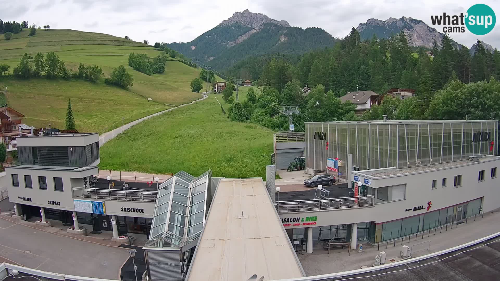 Plan de Corones Kronplatz Miara webcam en vivo – estación de valle