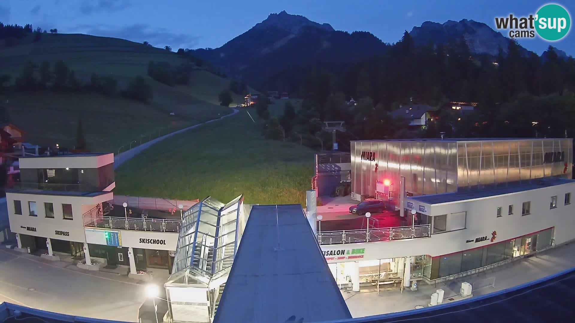 Kronplatz spletna kamera Miara spodnja postaja