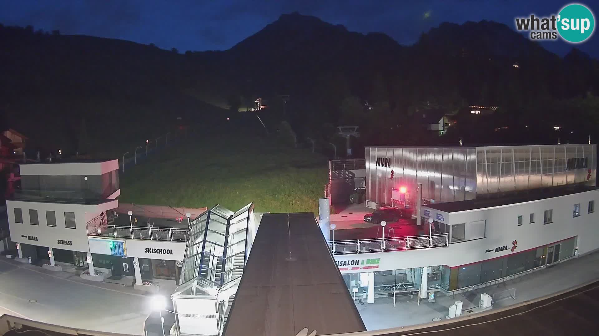 Kronplatz spletna kamera Miara spodnja postaja