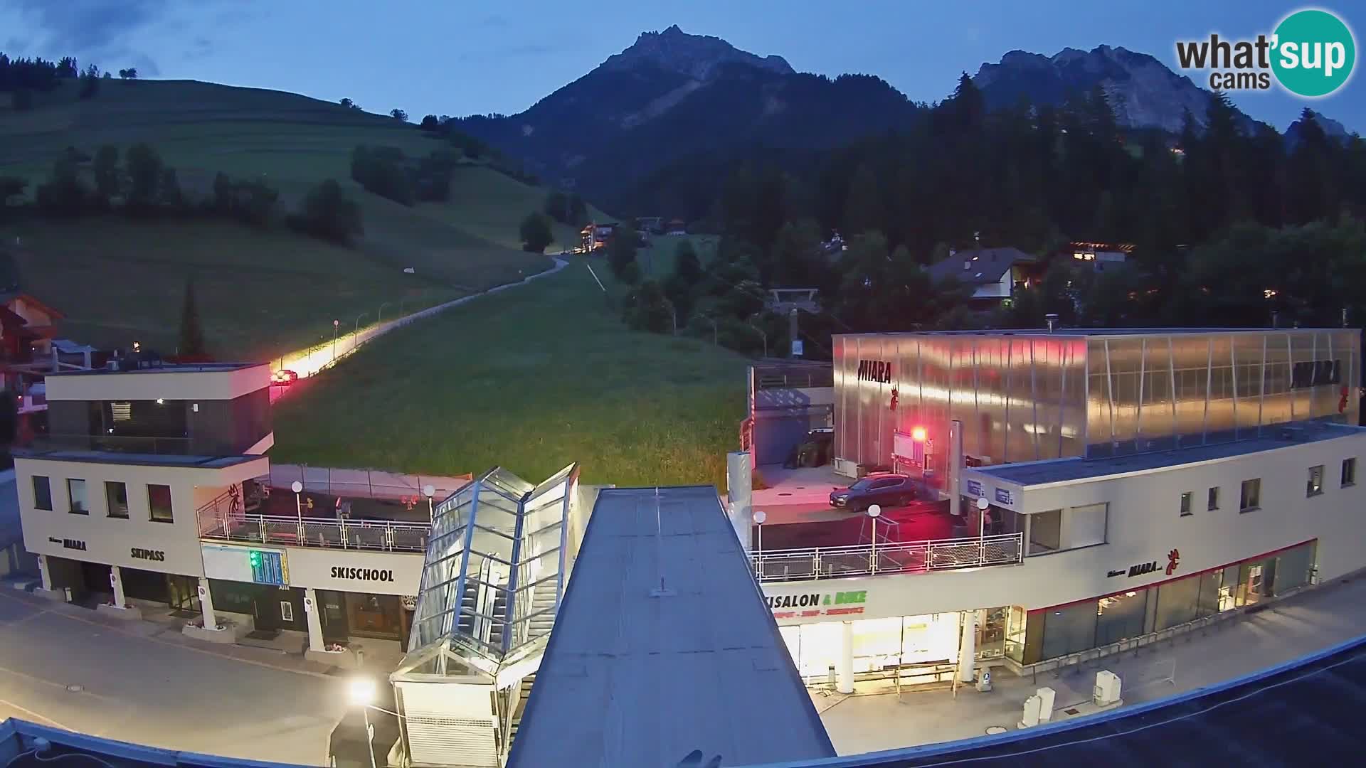 Plan de Corones Kronplatz Miara webcam en vivo – estación de valle
