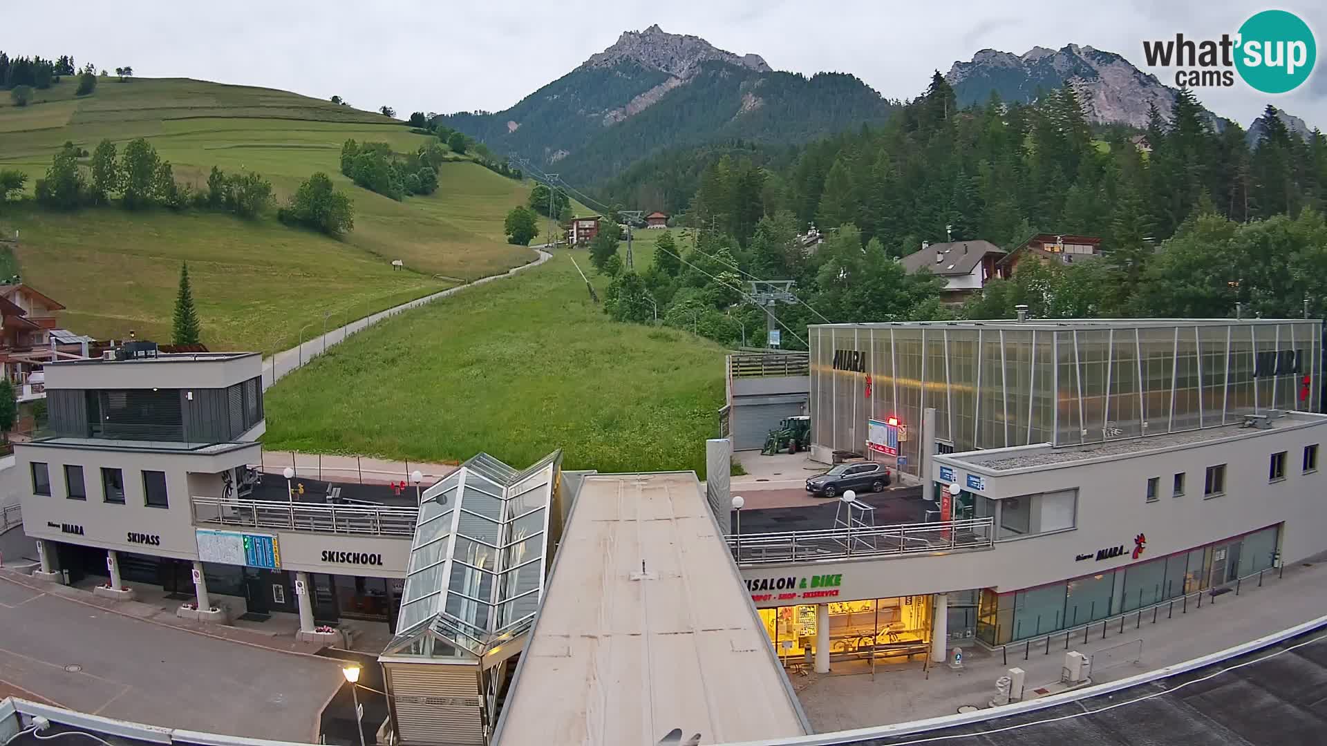 Kronplatz webcam Valley sation of Miara