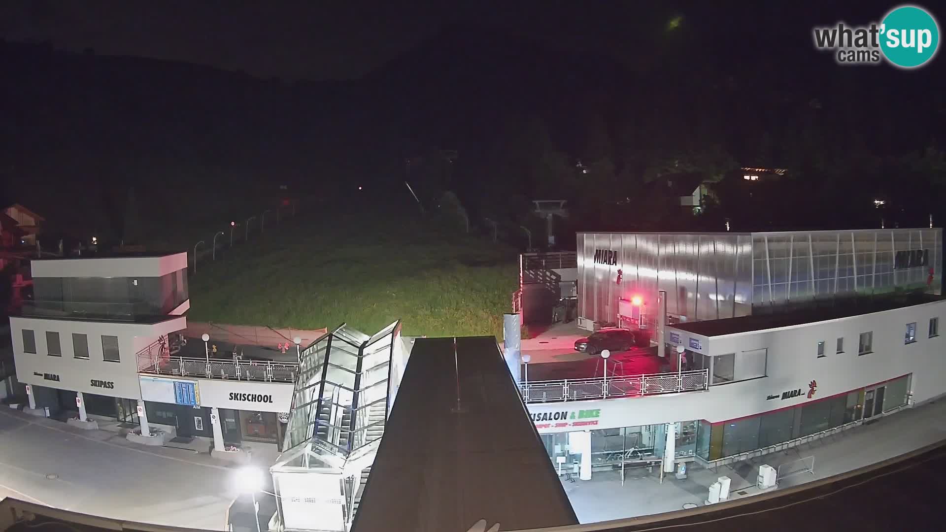 Kronplatz spletna kamera Miara spodnja postaja