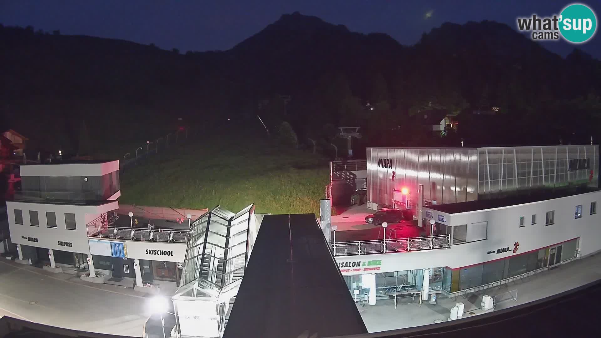 Kronplatz spletna kamera Miara spodnja postaja