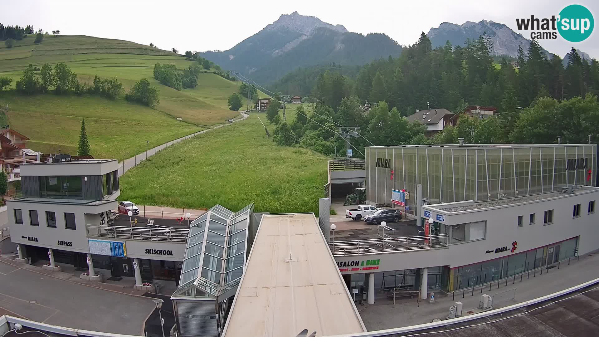 Kronplatz spletna kamera Miara spodnja postaja