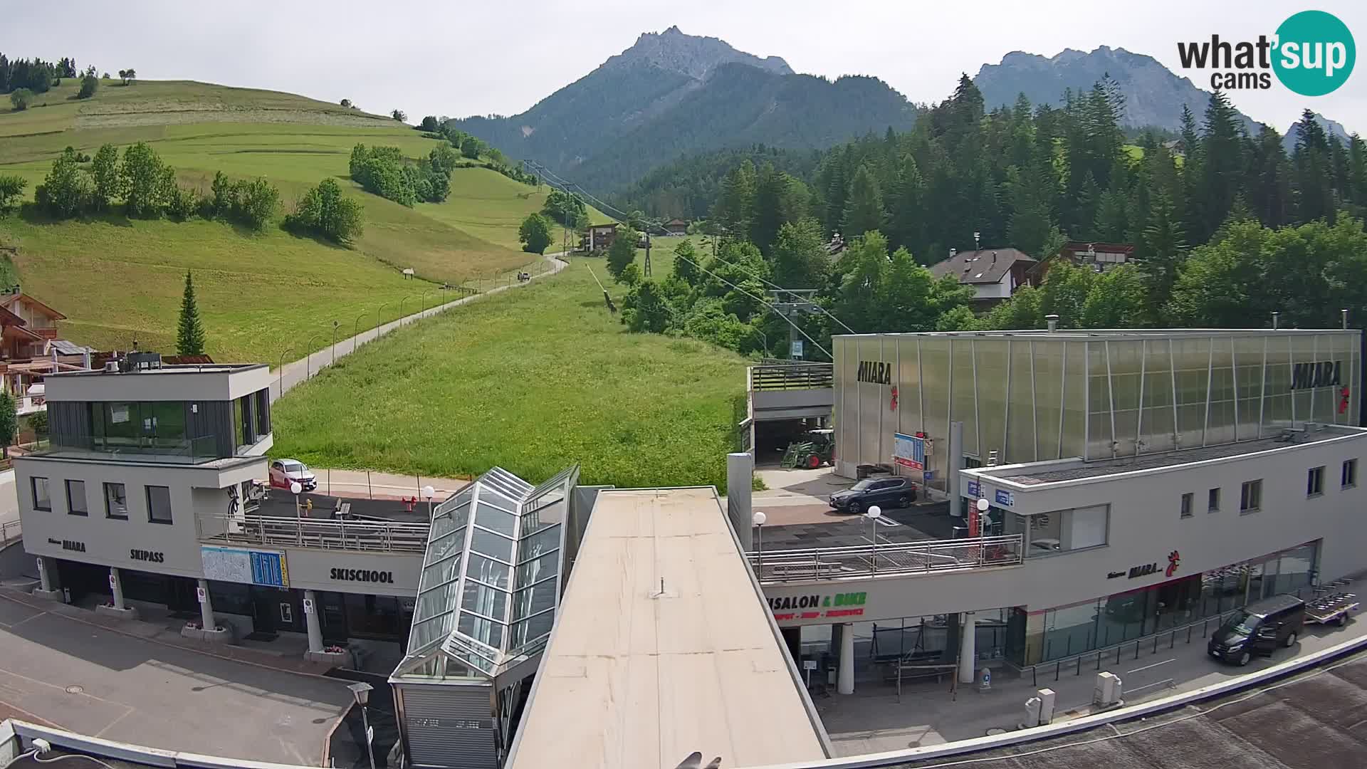 Plan de Corones Kronplatz Miara webcam en vivo – estación de valle