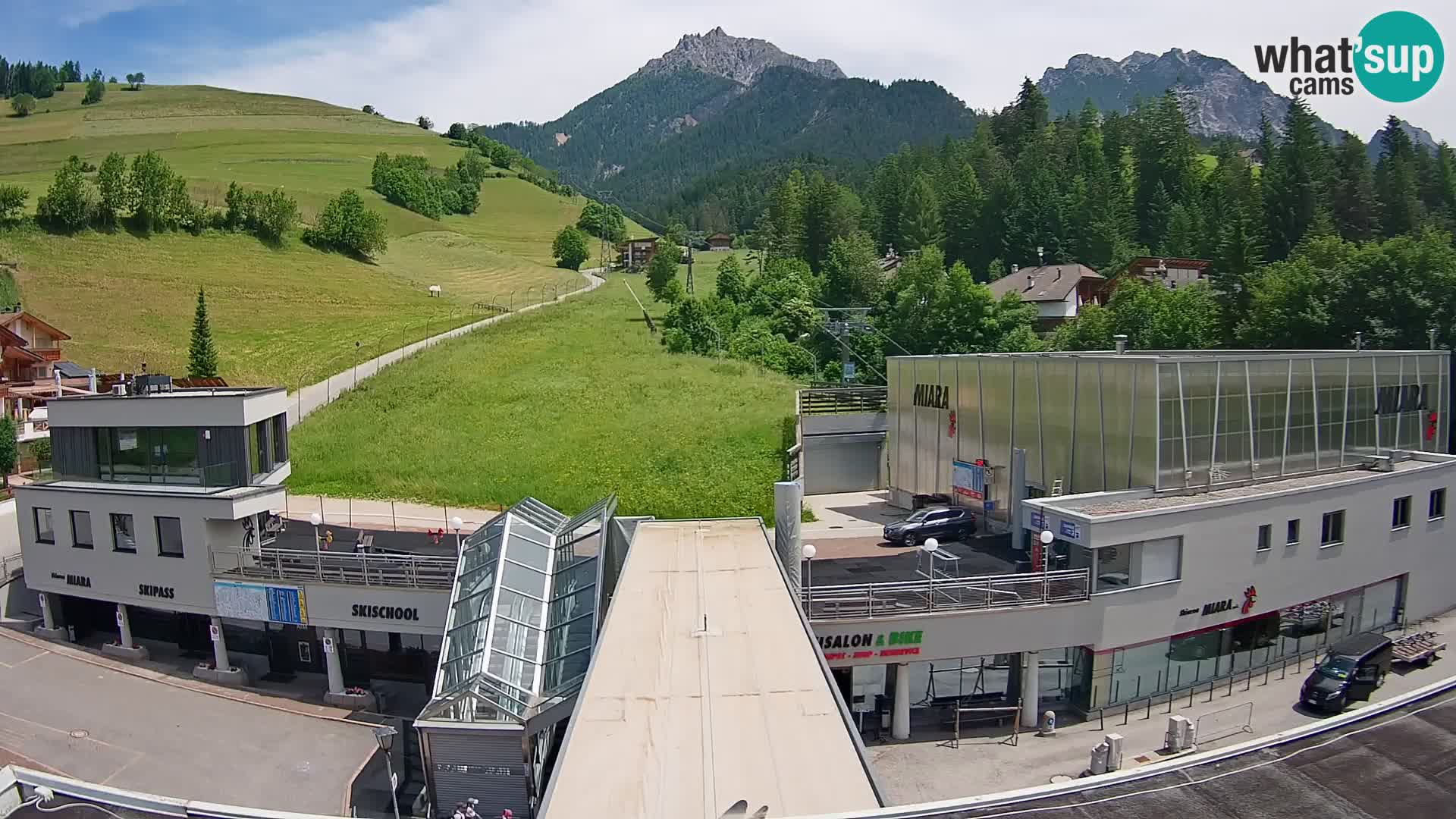 Kronplatz webcam Valley sation of Miara
