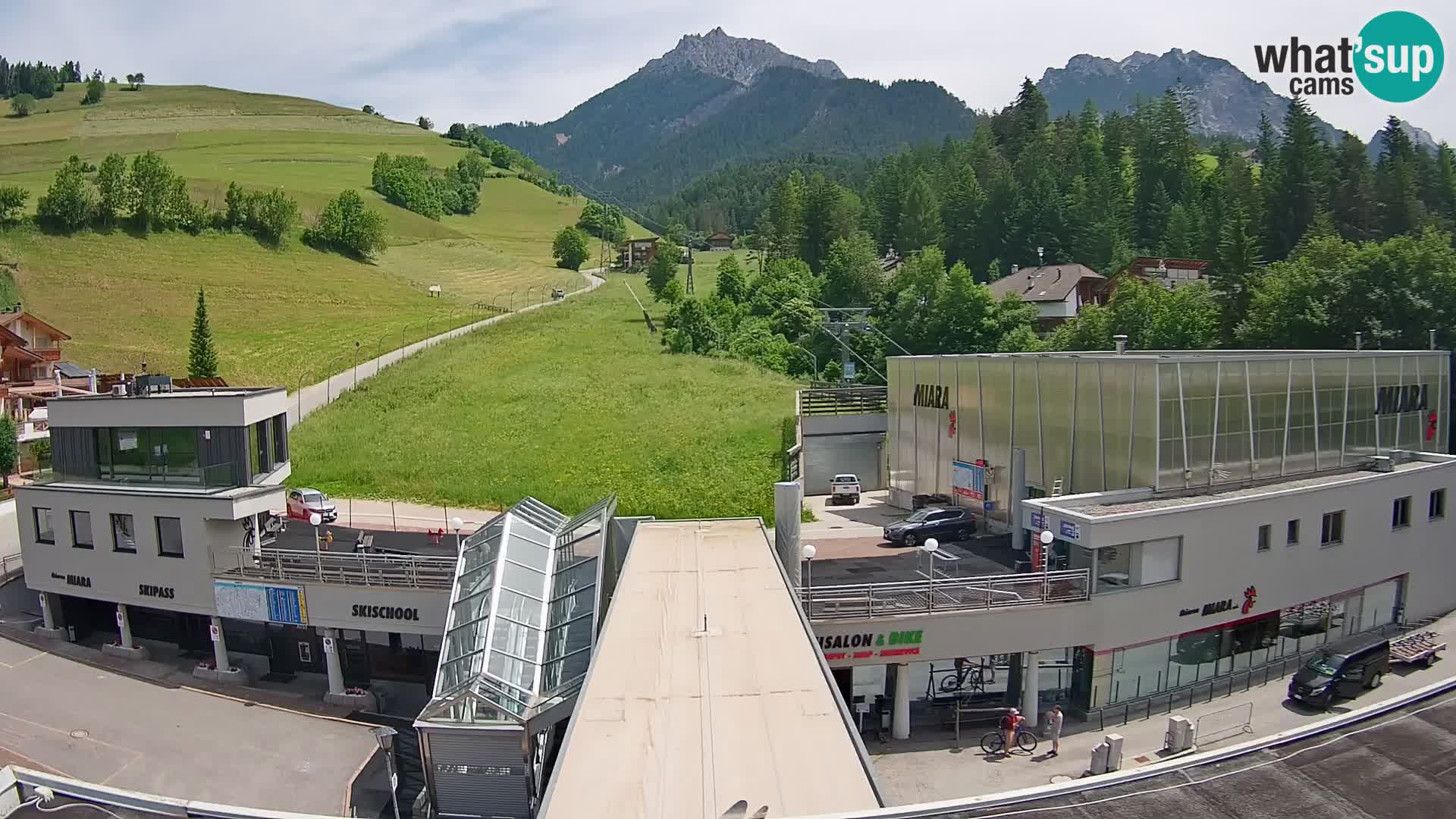 Plan de Corones Kronplatz Miara webcam en vivo – estación de valle