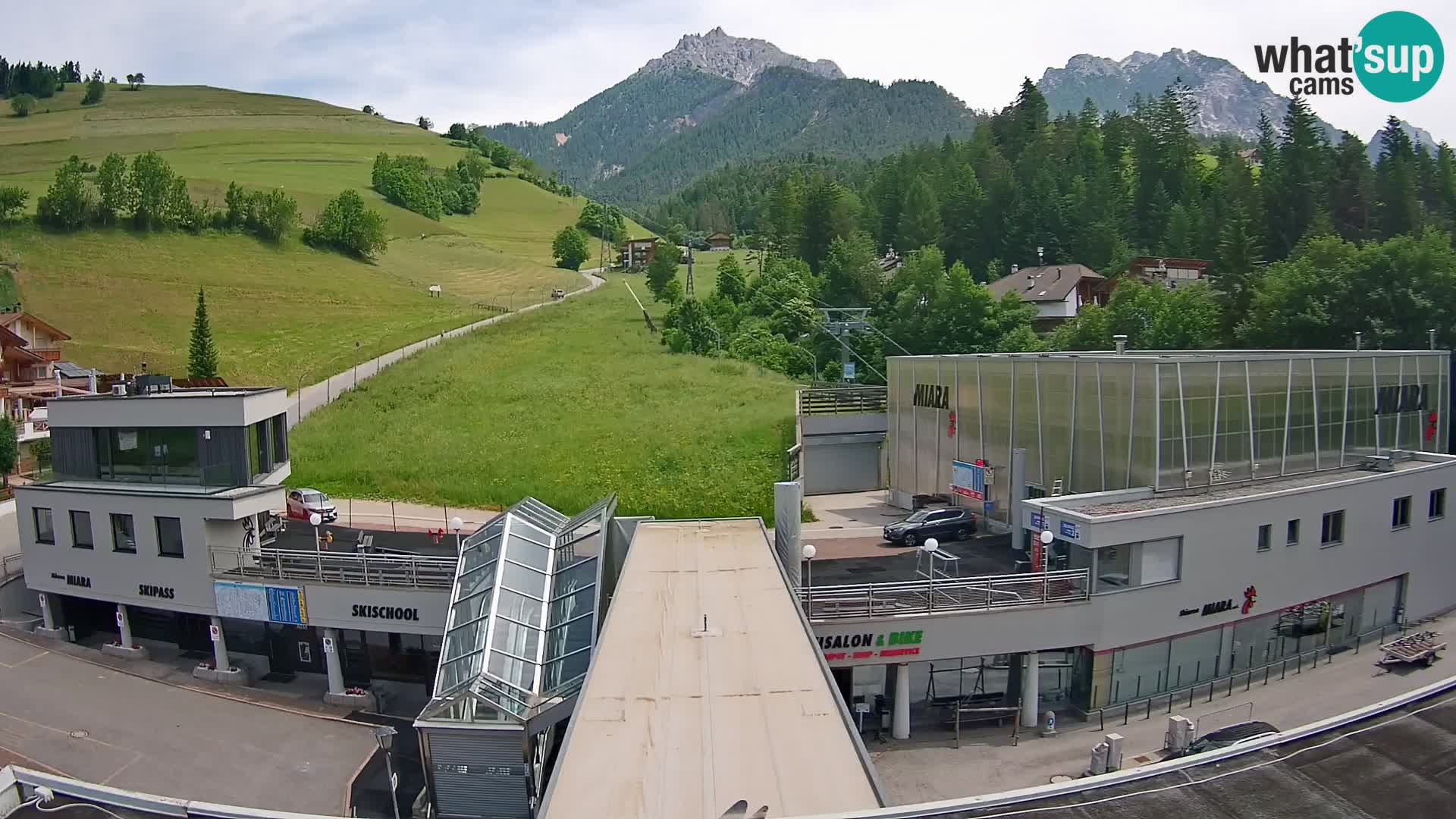Plan de Corones Kronplatz Miara webcam en vivo – estación de valle