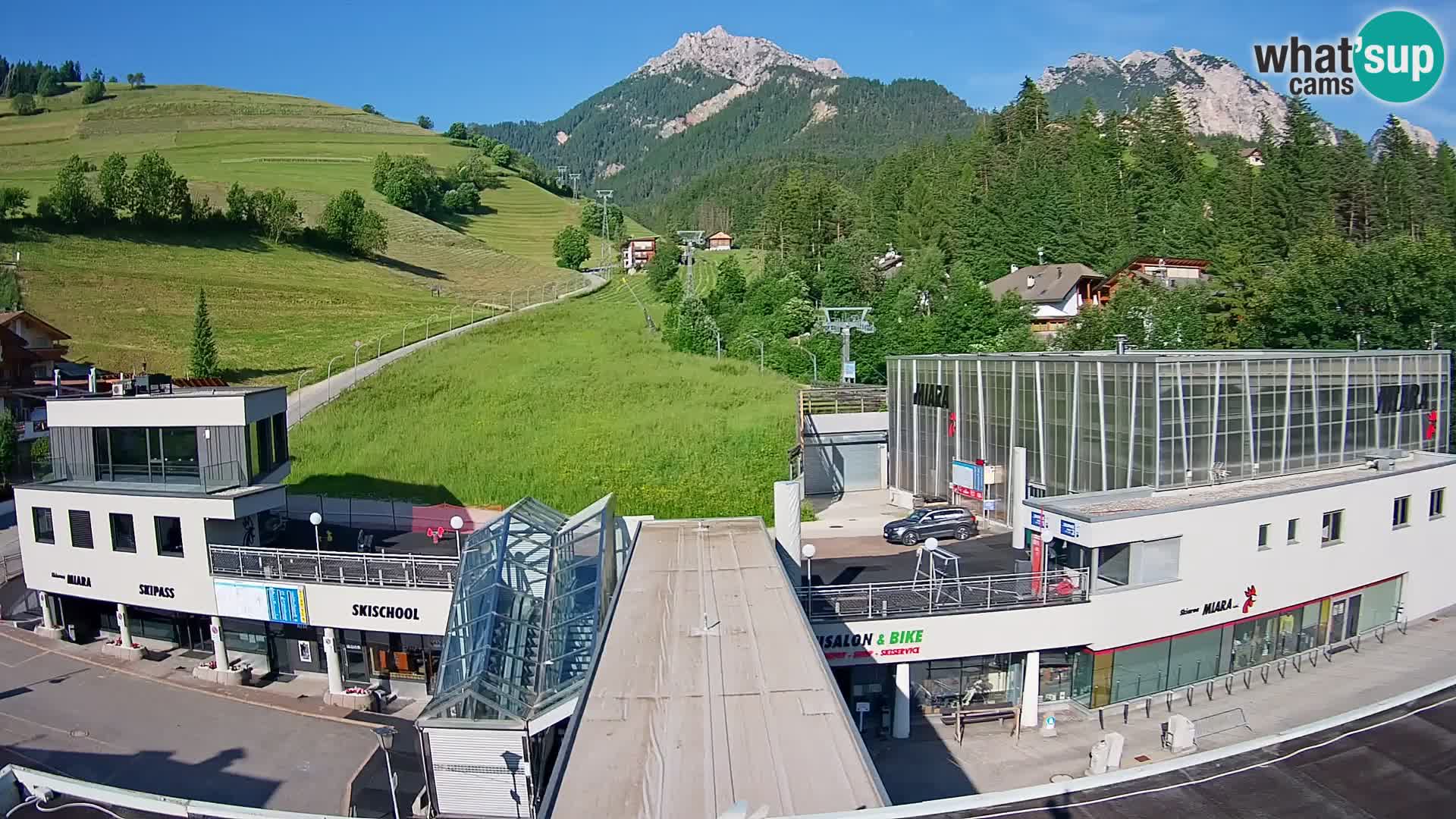 Plan de Corones Kronplatz Miara webcam en vivo – estación de valle