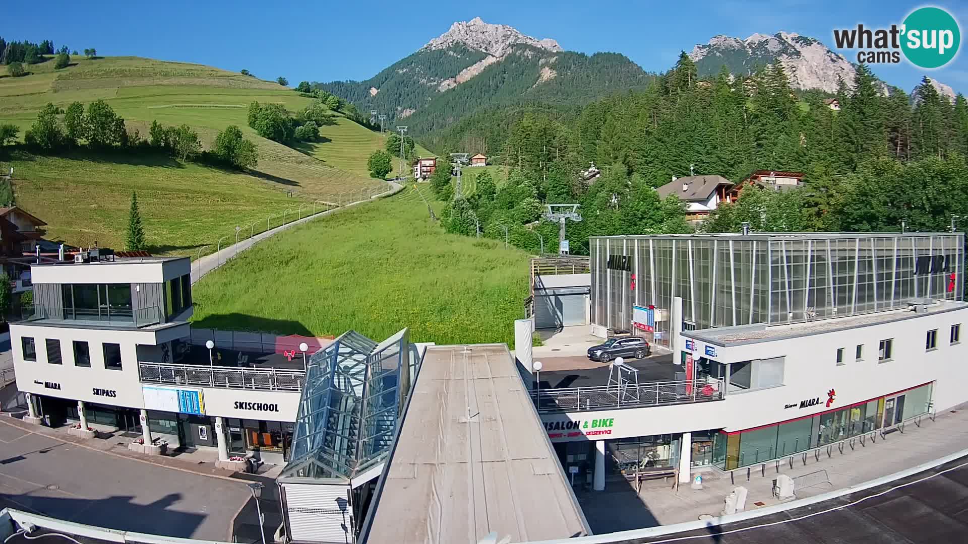 Plan de Corones Kronplatz Miara webcam en vivo – estación de valle
