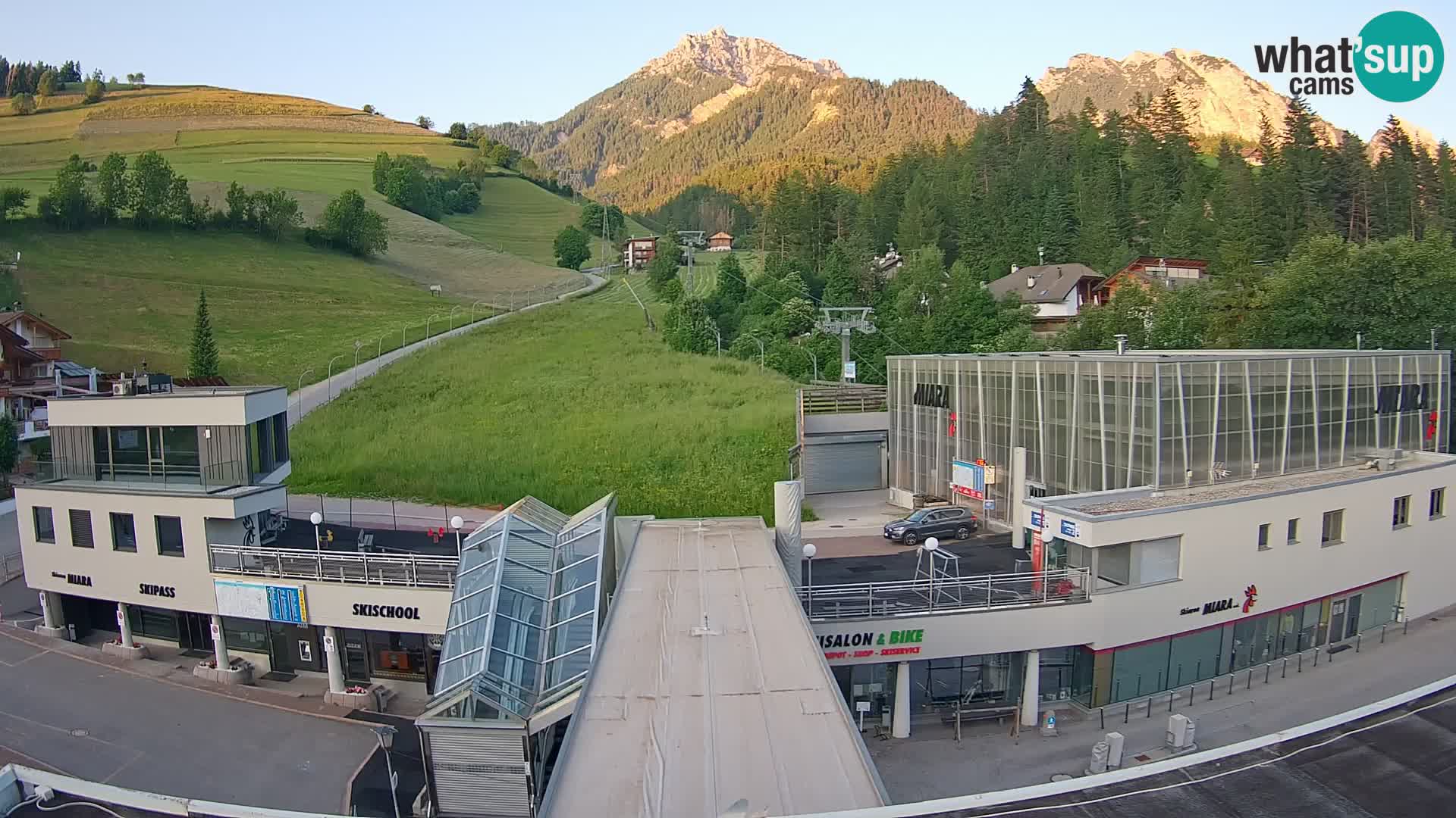 Kronplatz webcam Valley sation of Miara