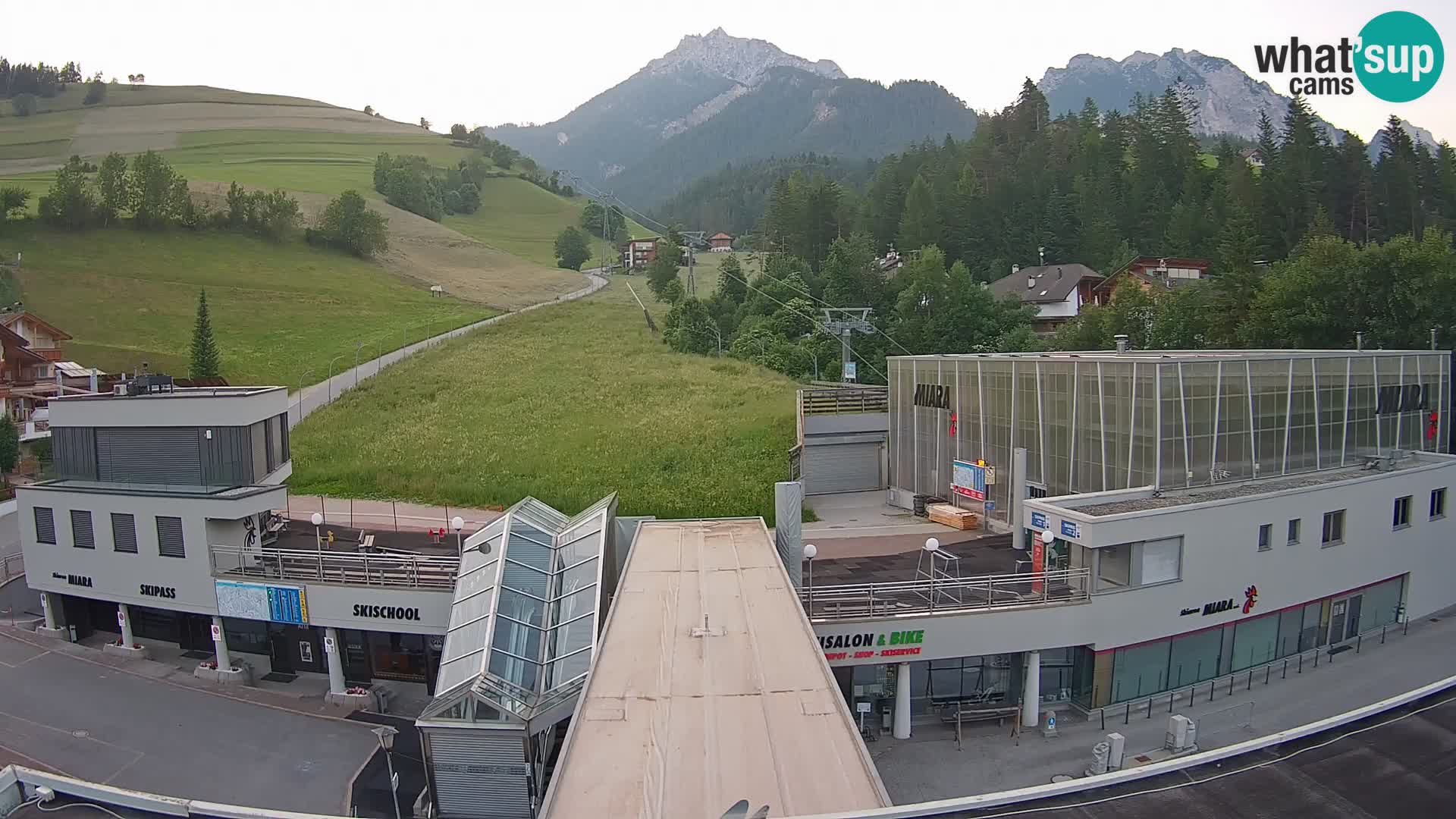 Kronplatz spletna kamera Miara spodnja postaja