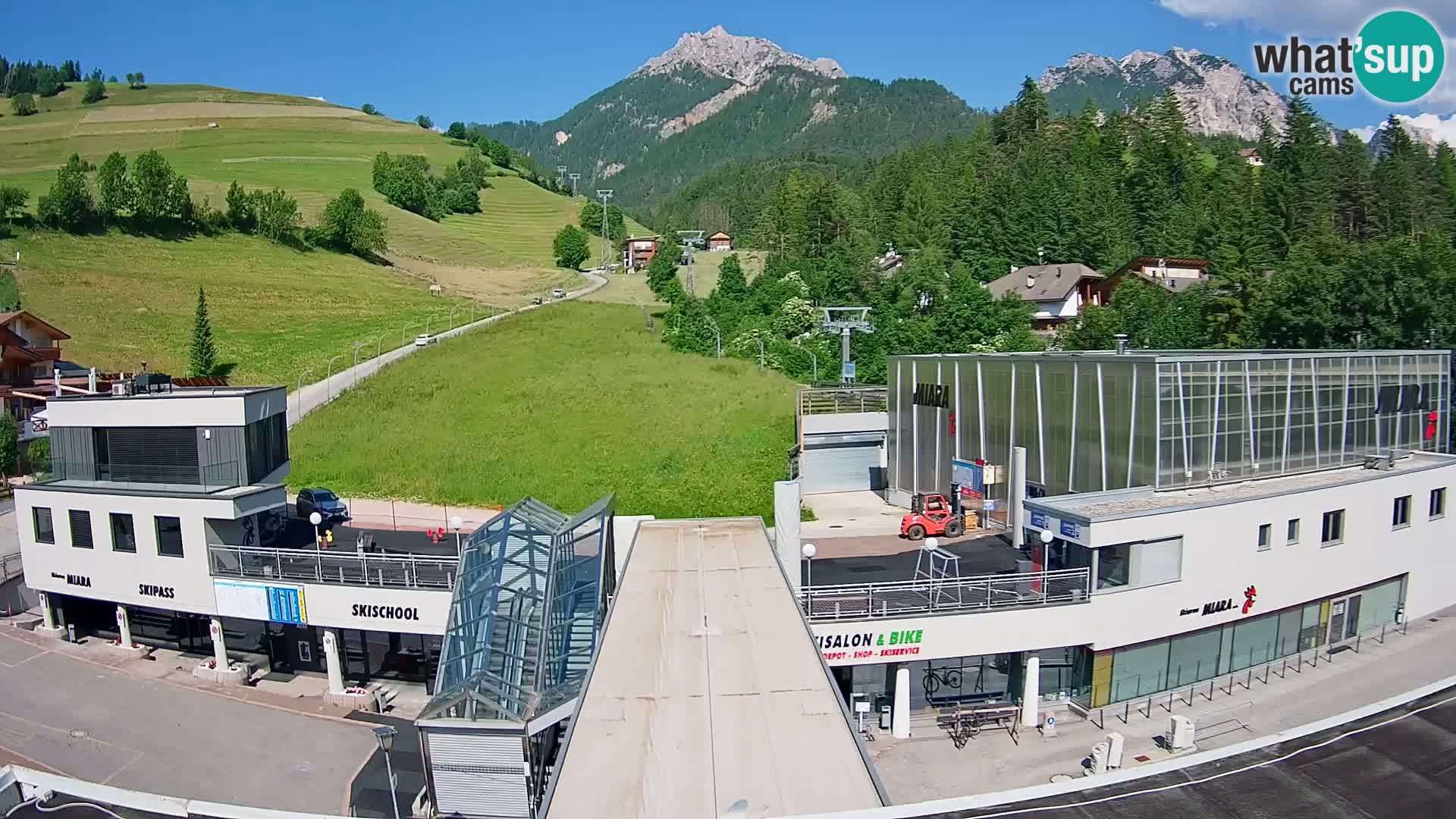 Kronplatz webcam Valley sation of Miara