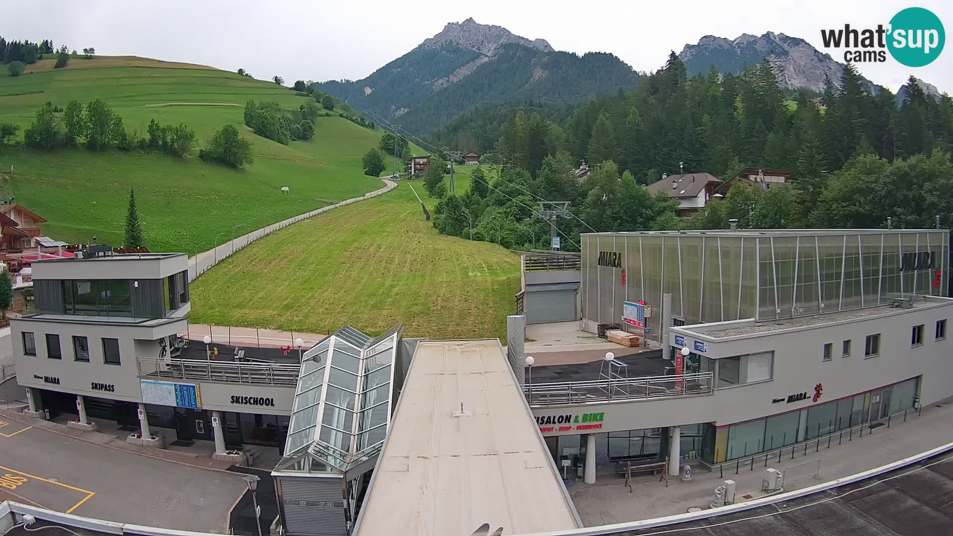 Kronplatz spletna kamera Miara spodnja postaja