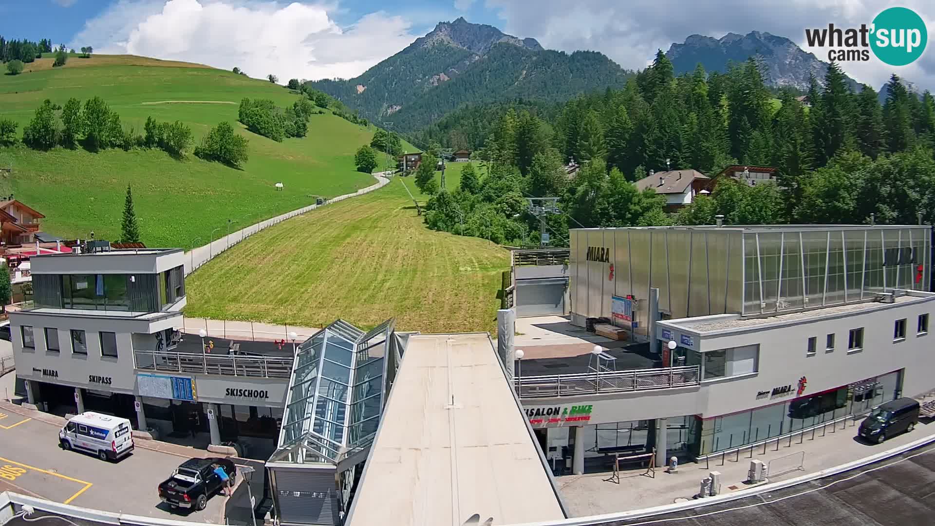 Plan de Corones Kronplatz Miara webcam en vivo – estación de valle