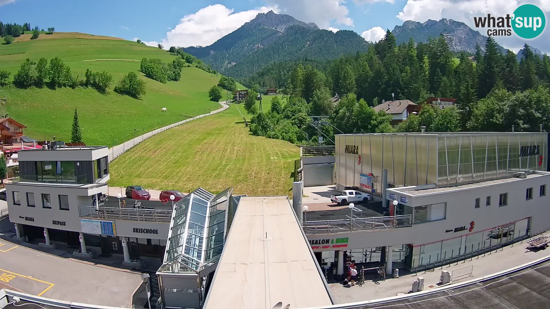 Plan de Corones Kronplatz Miara webcam en vivo – estación de valle