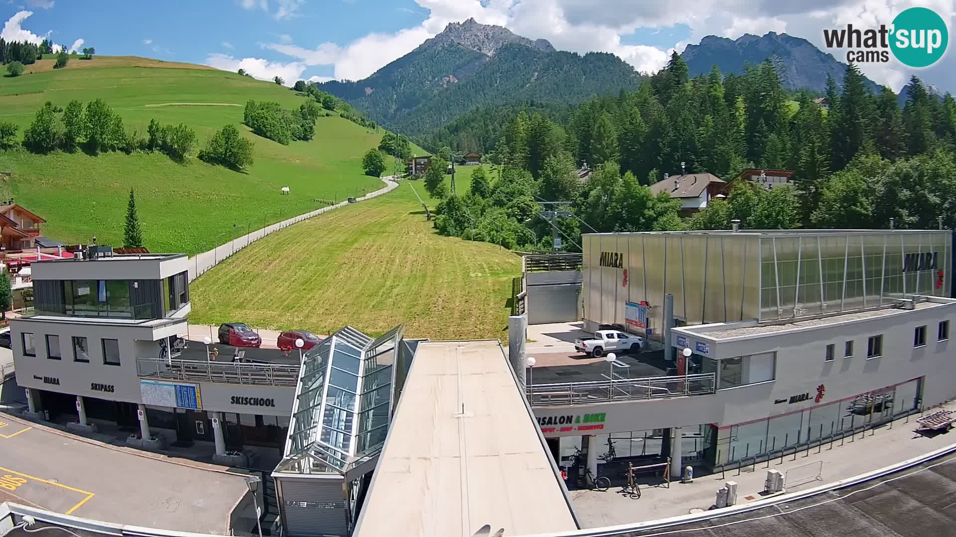Kronplatz spletna kamera Miara spodnja postaja