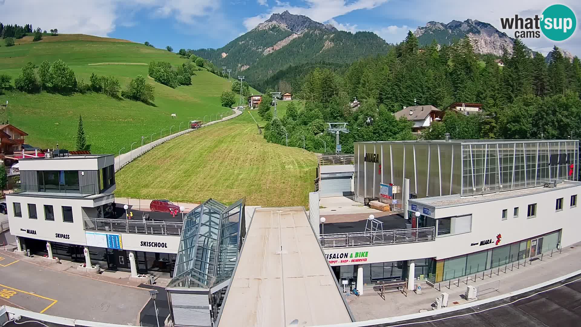 Kronplatz webcam Valley sation of Miara