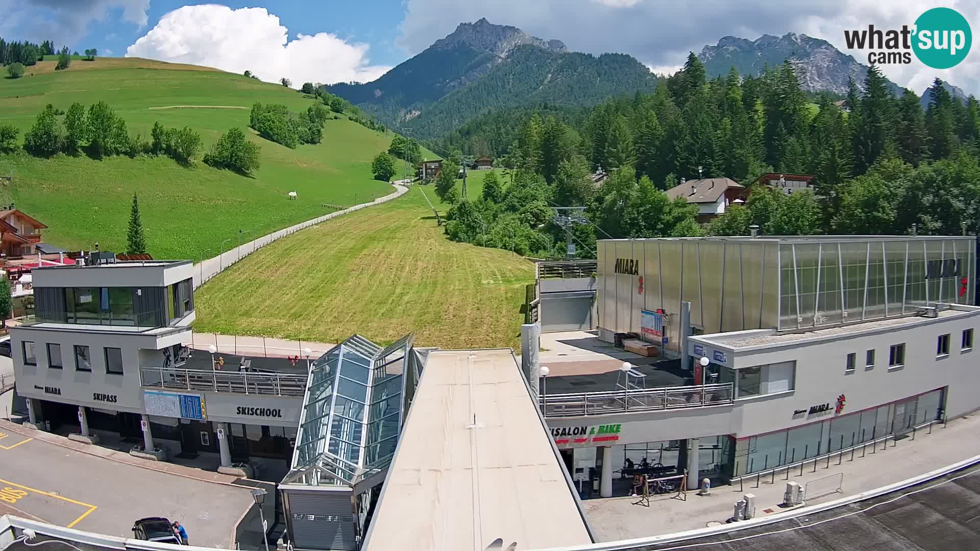 Plan de Corones Kronplatz Miara webcam en vivo – estación de valle