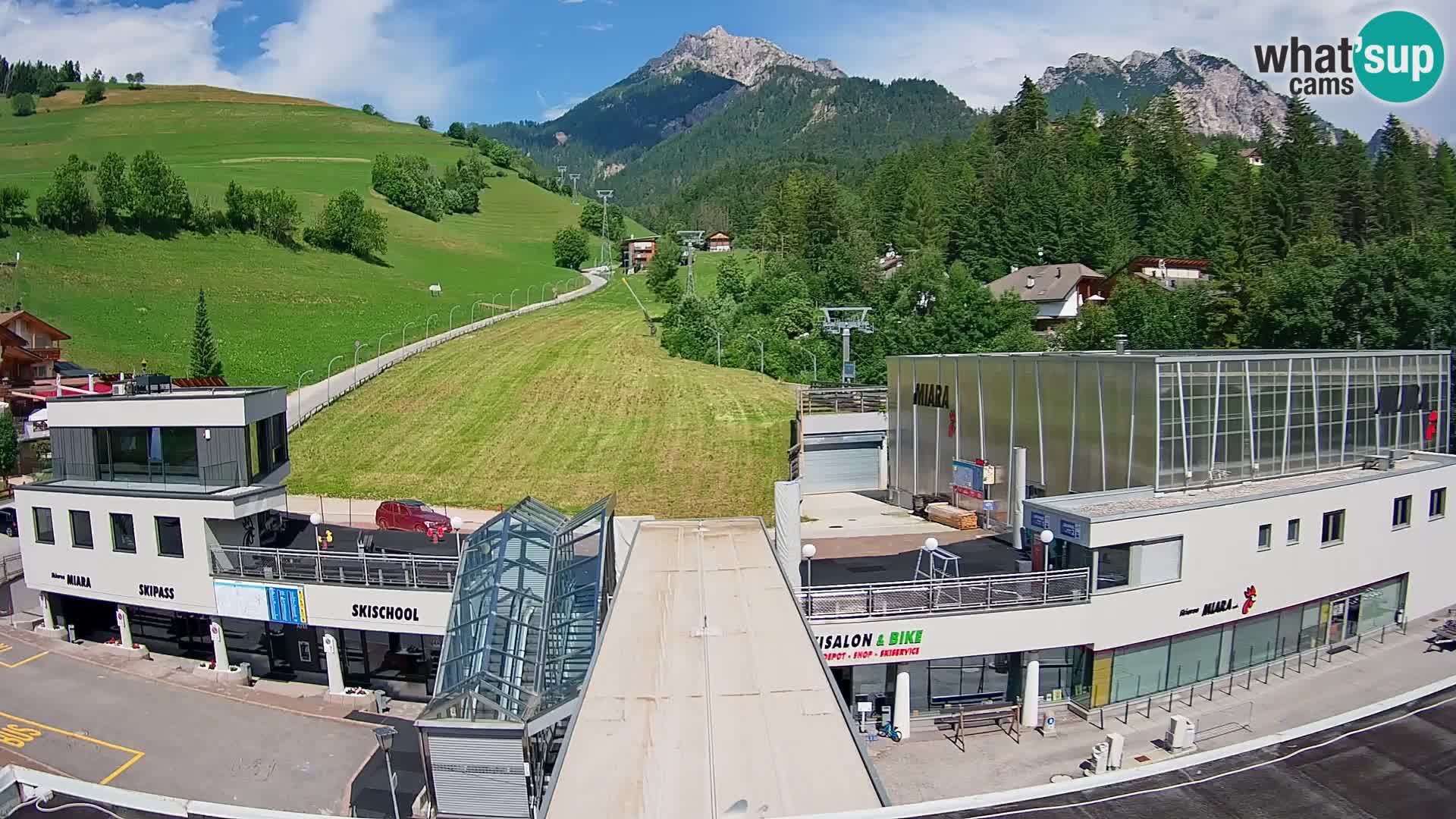 Kronplatz spletna kamera Miara spodnja postaja