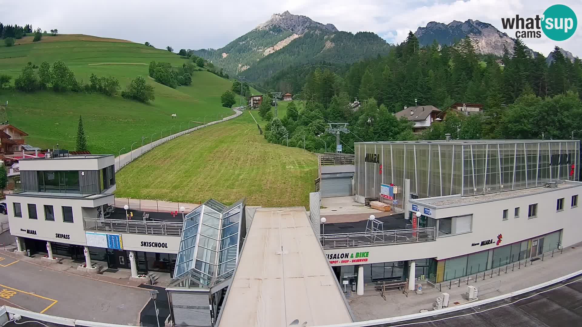Kronplatz webcam Valley sation of Miara