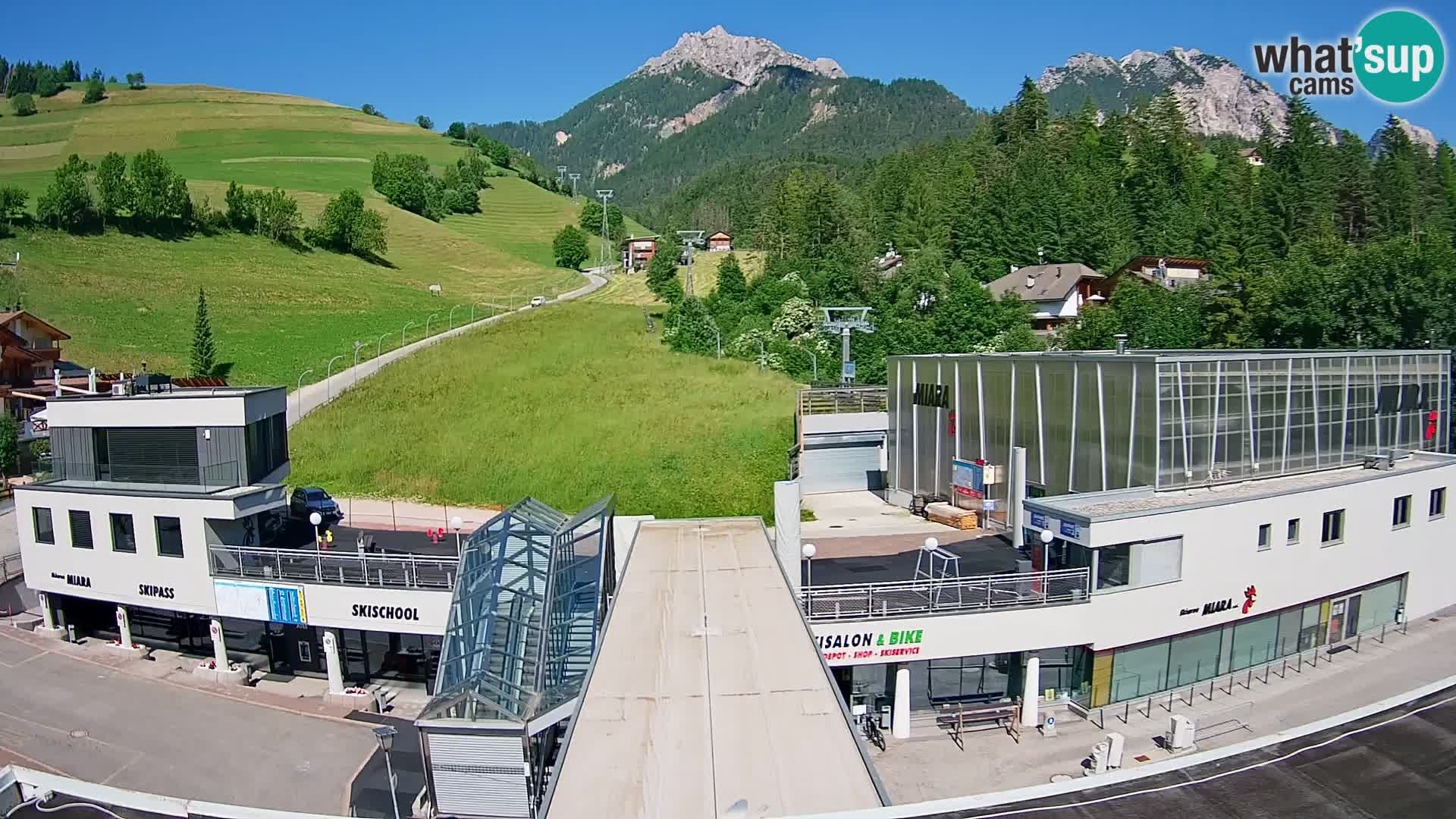 Kronplatz webcam Valley sation of Miara