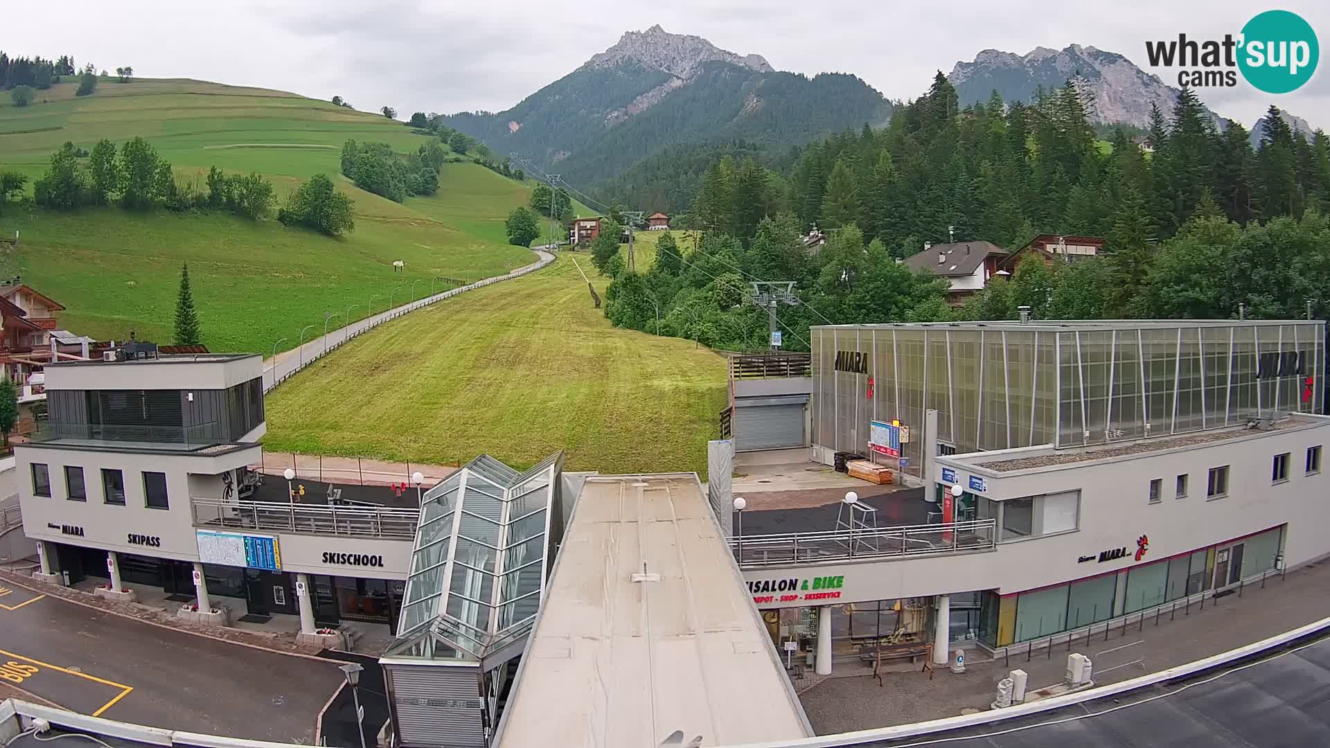 Kronplatz webcam Valley sation of Miara