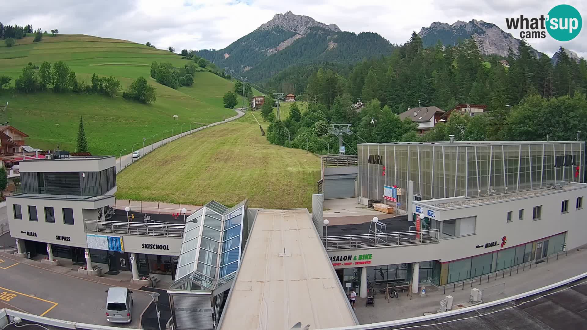 Plan de Corones Kronplatz Miara webcam en vivo – estación de valle