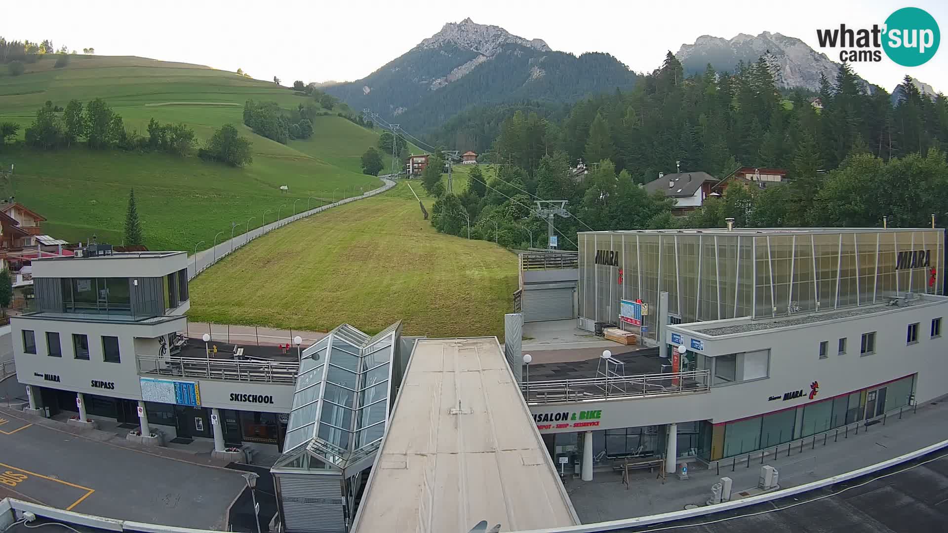 Kronplatz webcam Valley sation of Miara