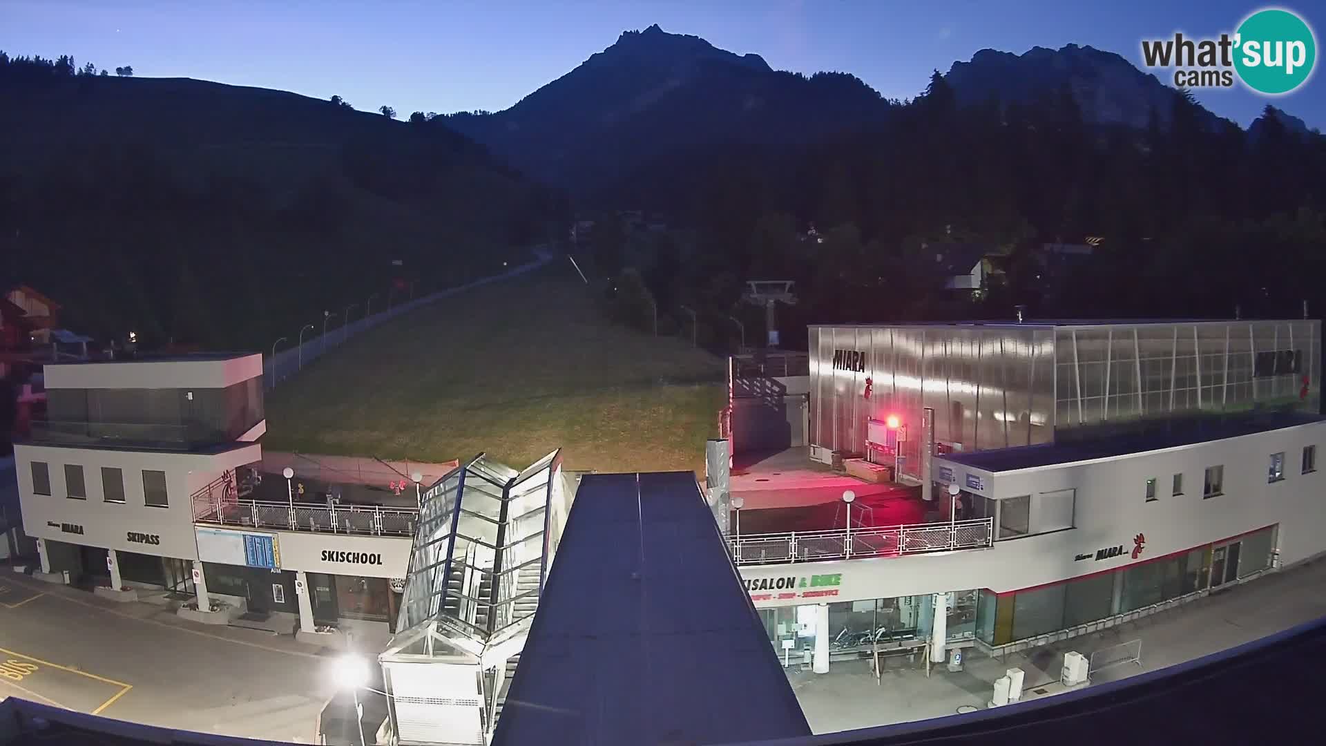 Kronplatz spletna kamera Miara spodnja postaja