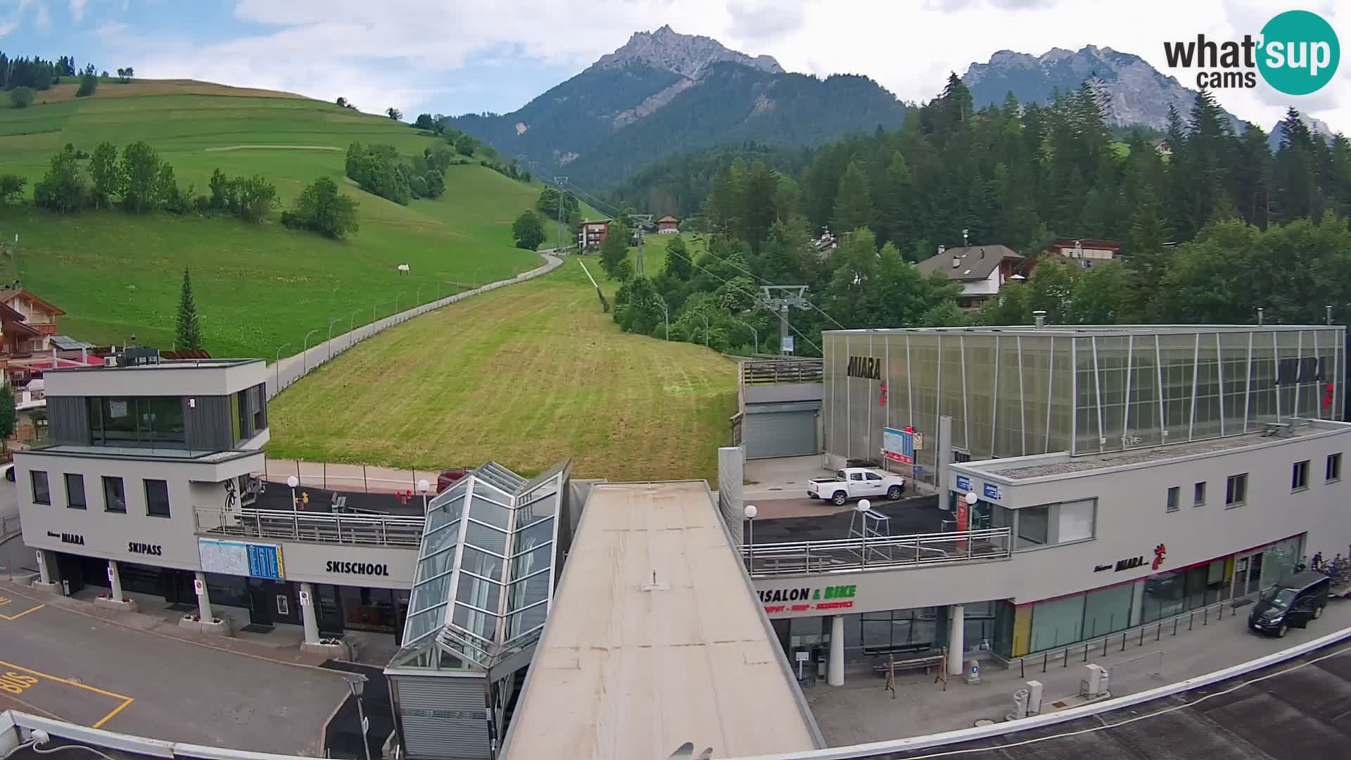 Kronplatz webcam Valley sation of Miara