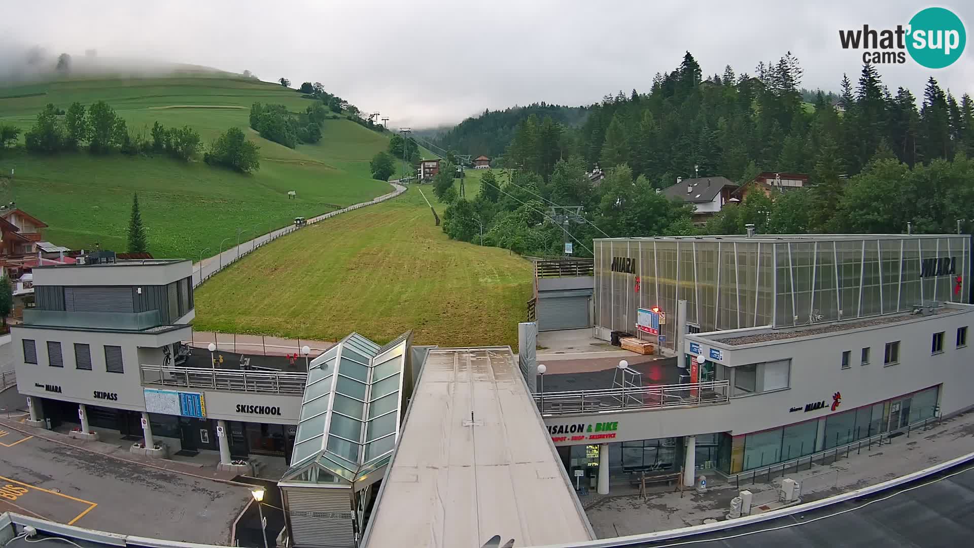 Plan de Corones Kronplatz Miara webcam en vivo – estación de valle