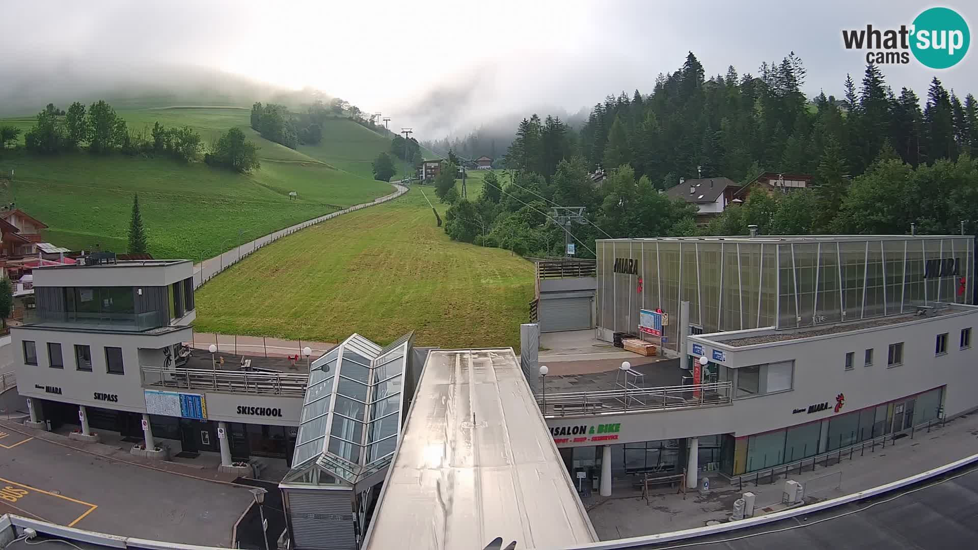 Kronplatz spletna kamera Miara spodnja postaja