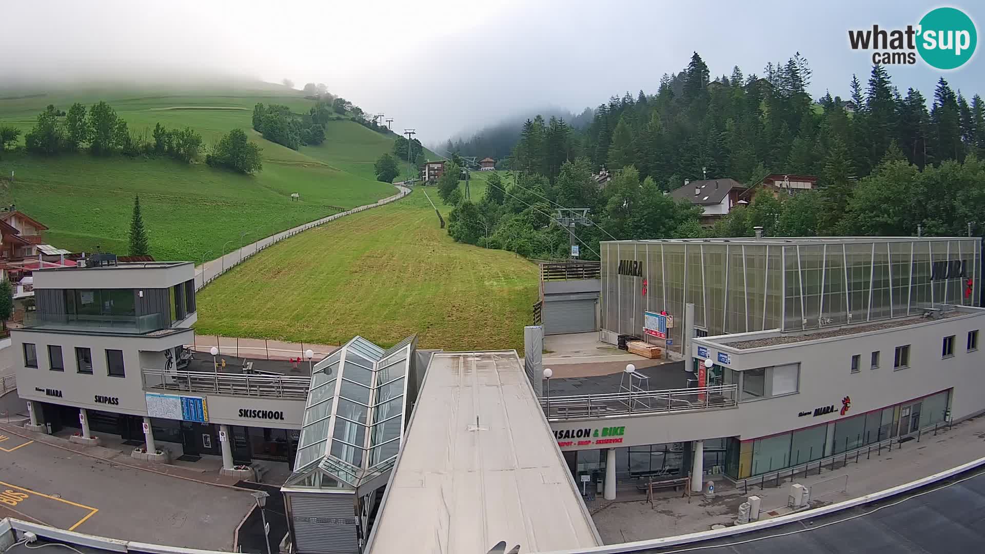 Kronplatz webcam Valley sation of Miara