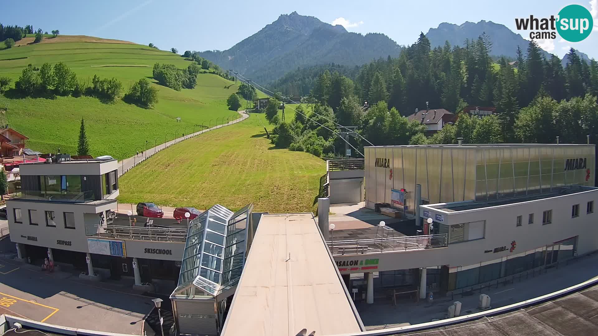 Plan de Corones Kronplatz Miara webcam en vivo – estación de valle