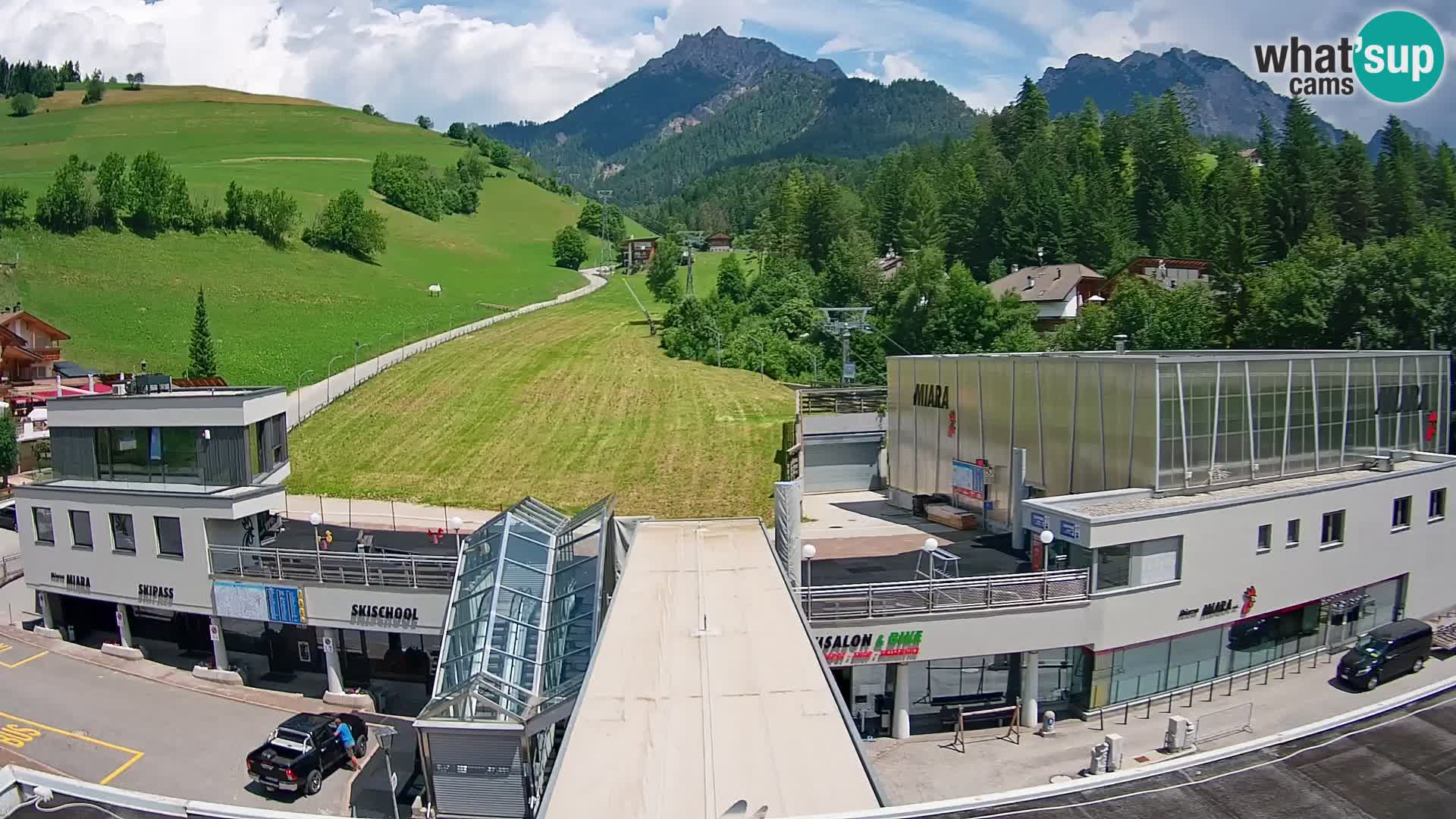 Kronplatz webcam Valley sation of Miara