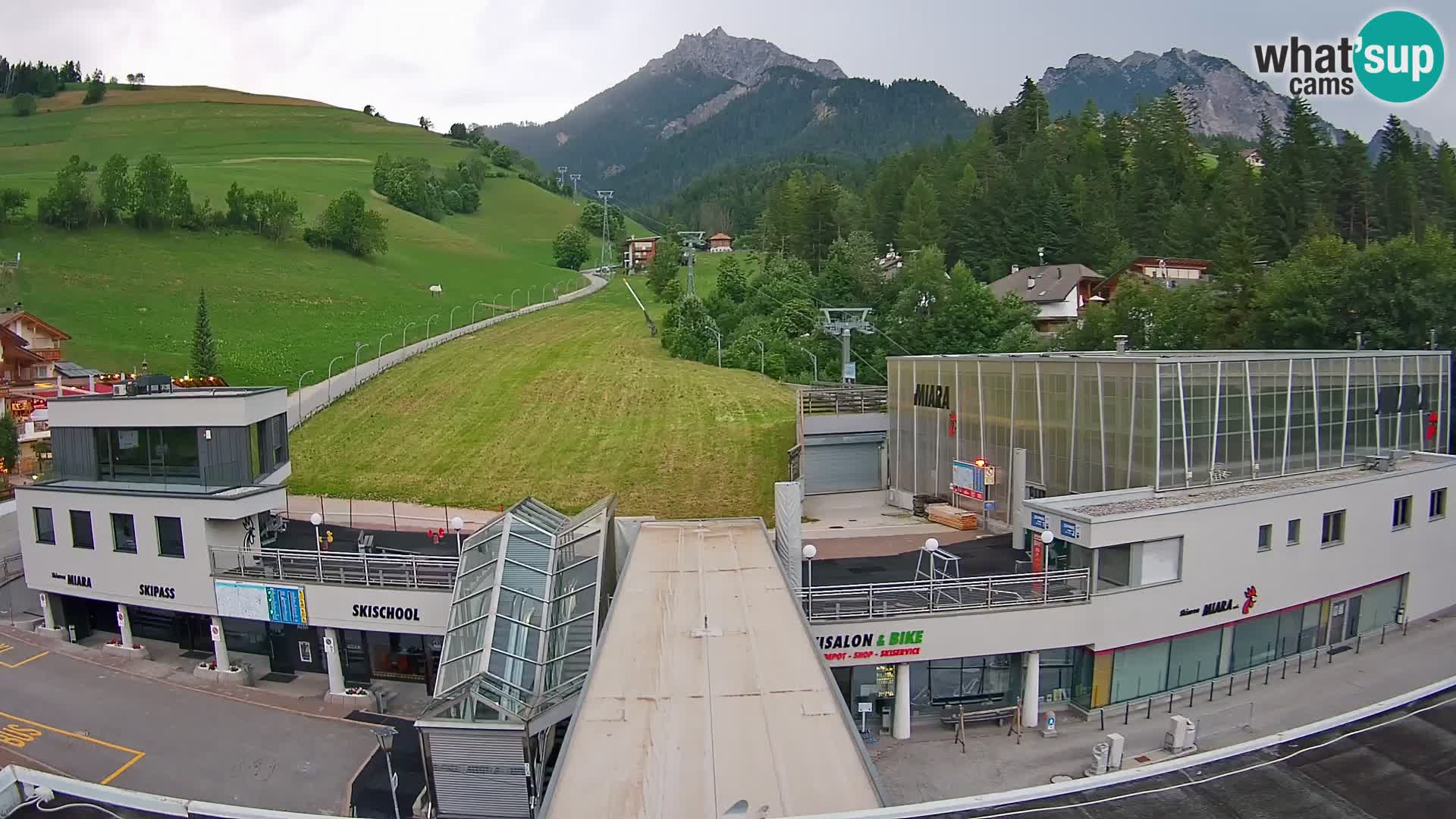 Plan de Corones Kronplatz Miara webcam en vivo – estación de valle