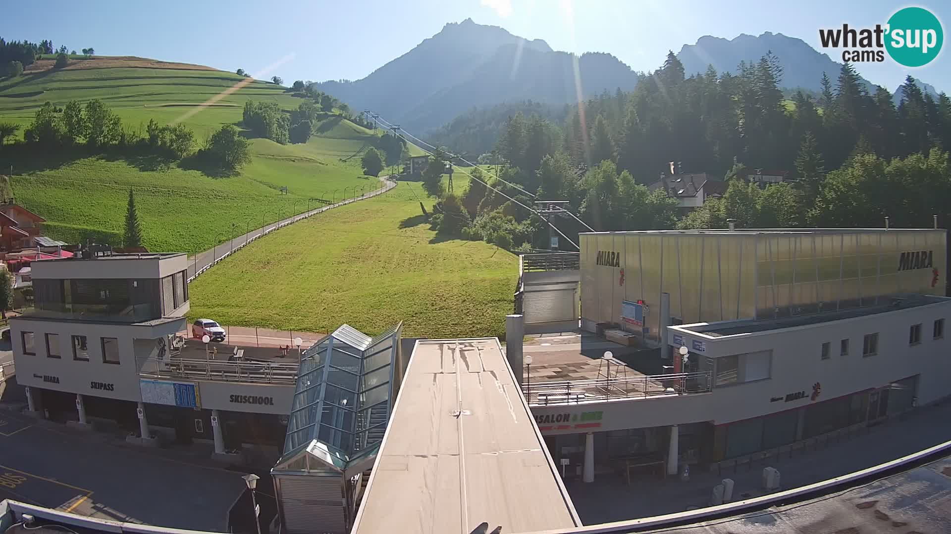 Plan de Corones Kronplatz Miara webcam en vivo – estación de valle