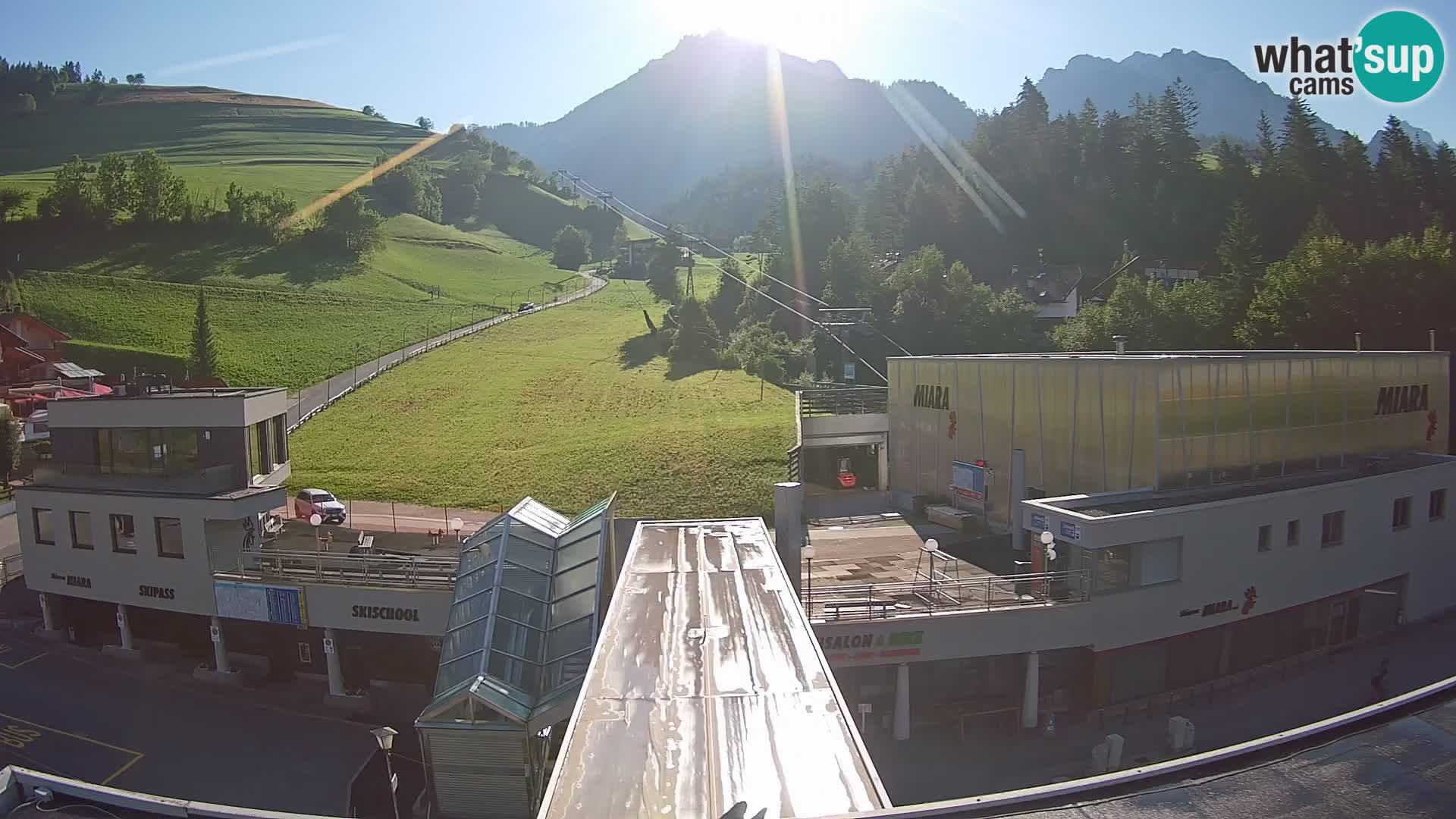 Kronplatz webcam Valley sation of Miara