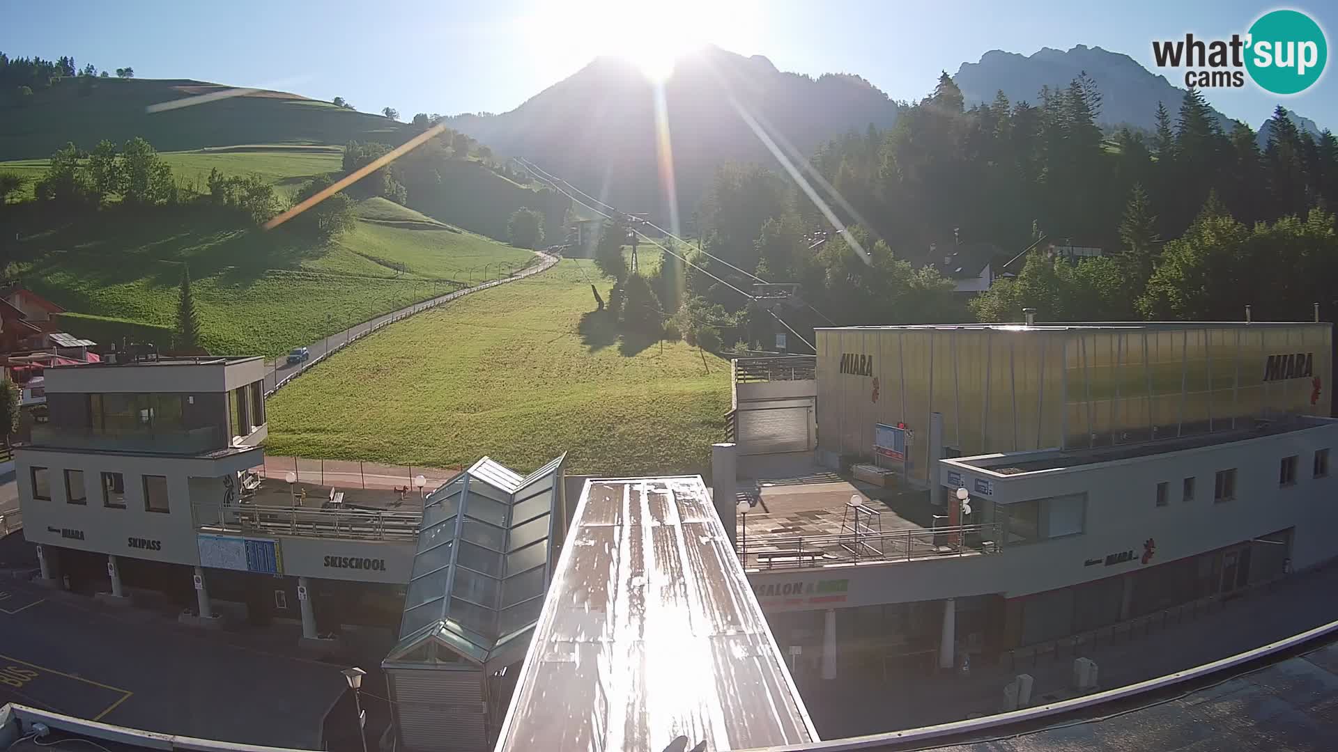 Kronplatz spletna kamera Miara spodnja postaja
