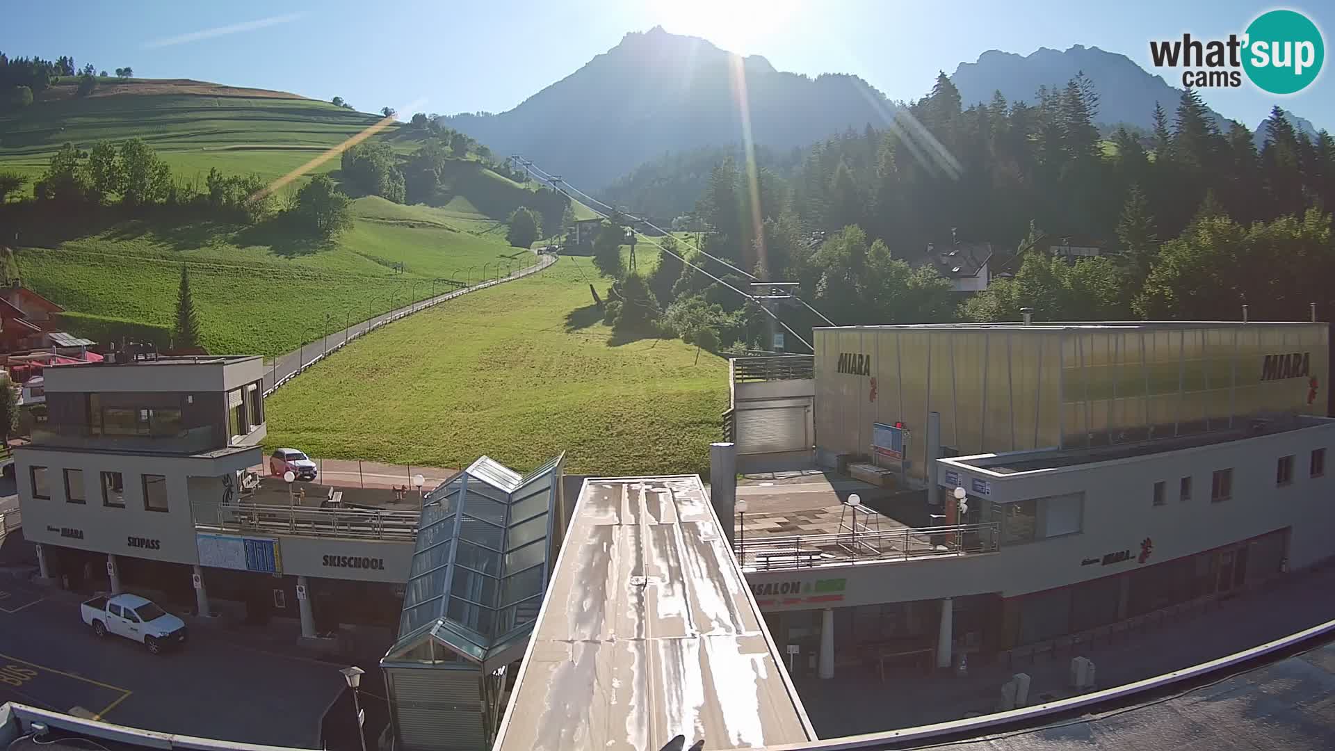 Kronplatz spletna kamera Miara spodnja postaja