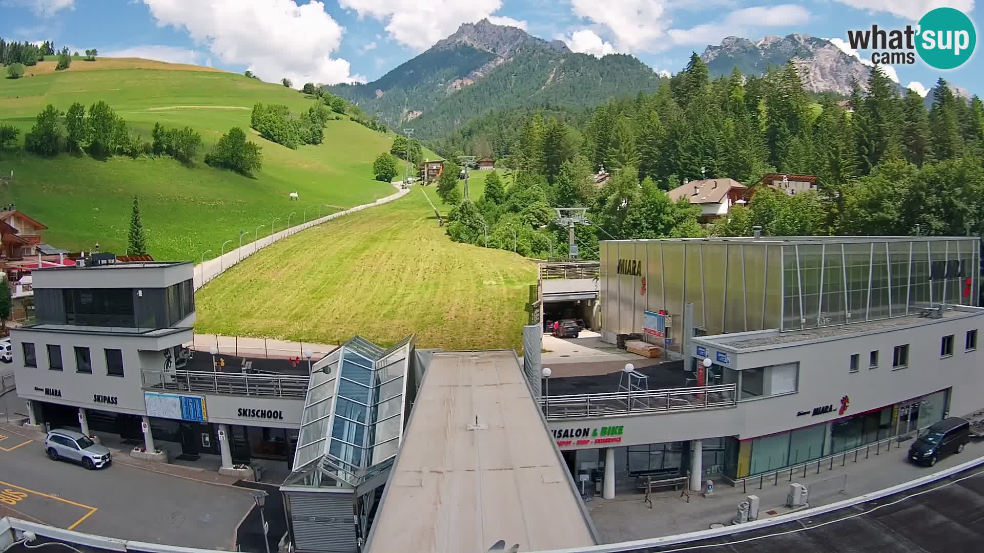 Plan de Corones Kronplatz Miara webcam en vivo – estación de valle