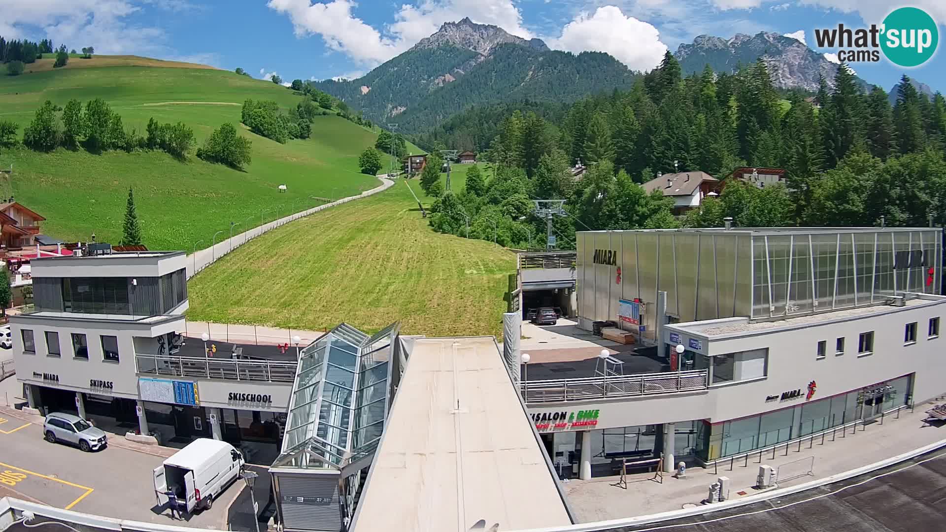 Plan de Corones Kronplatz Miara webcam en vivo – estación de valle