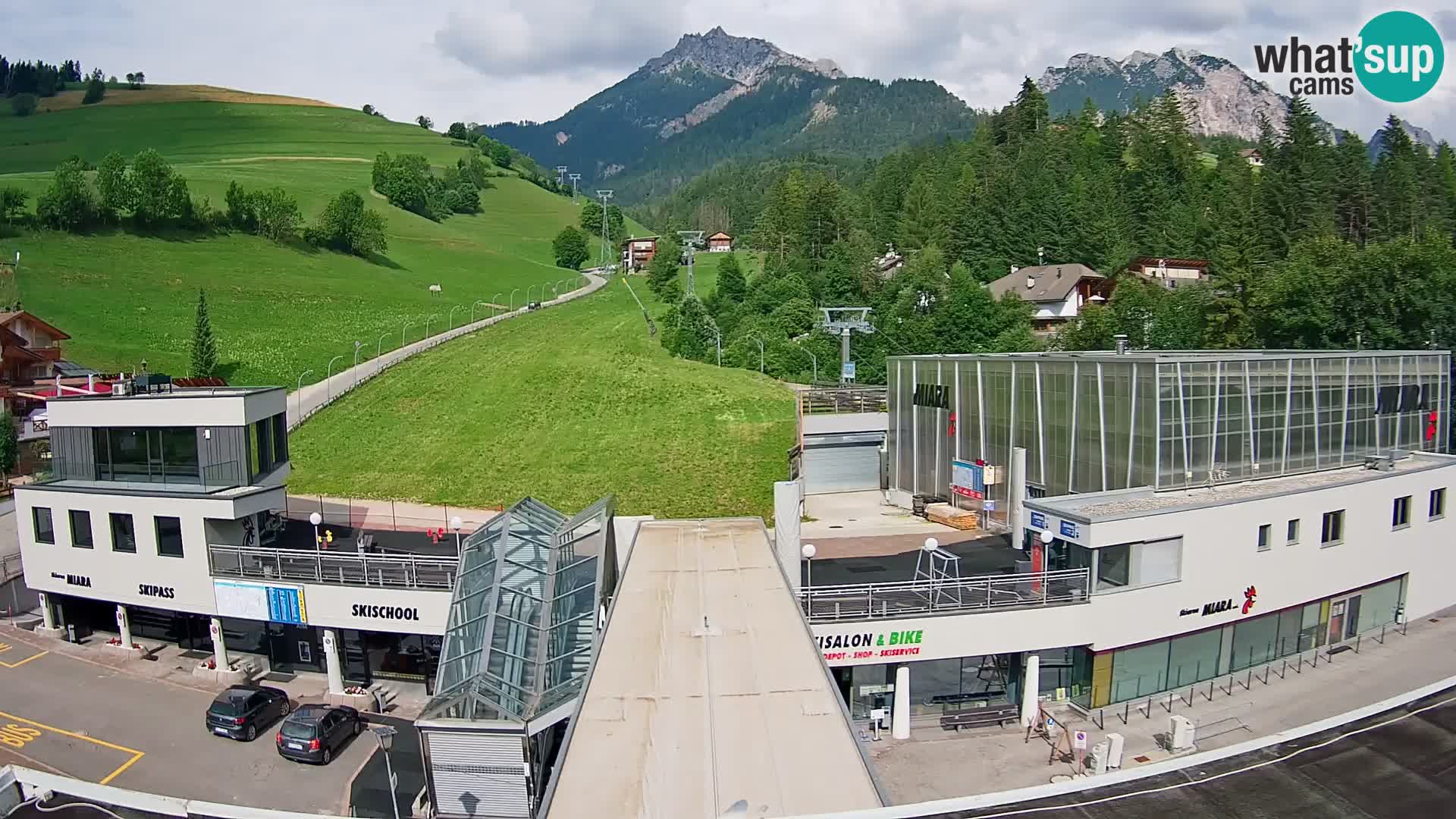 Kronplatz webcam Valley sation of Miara