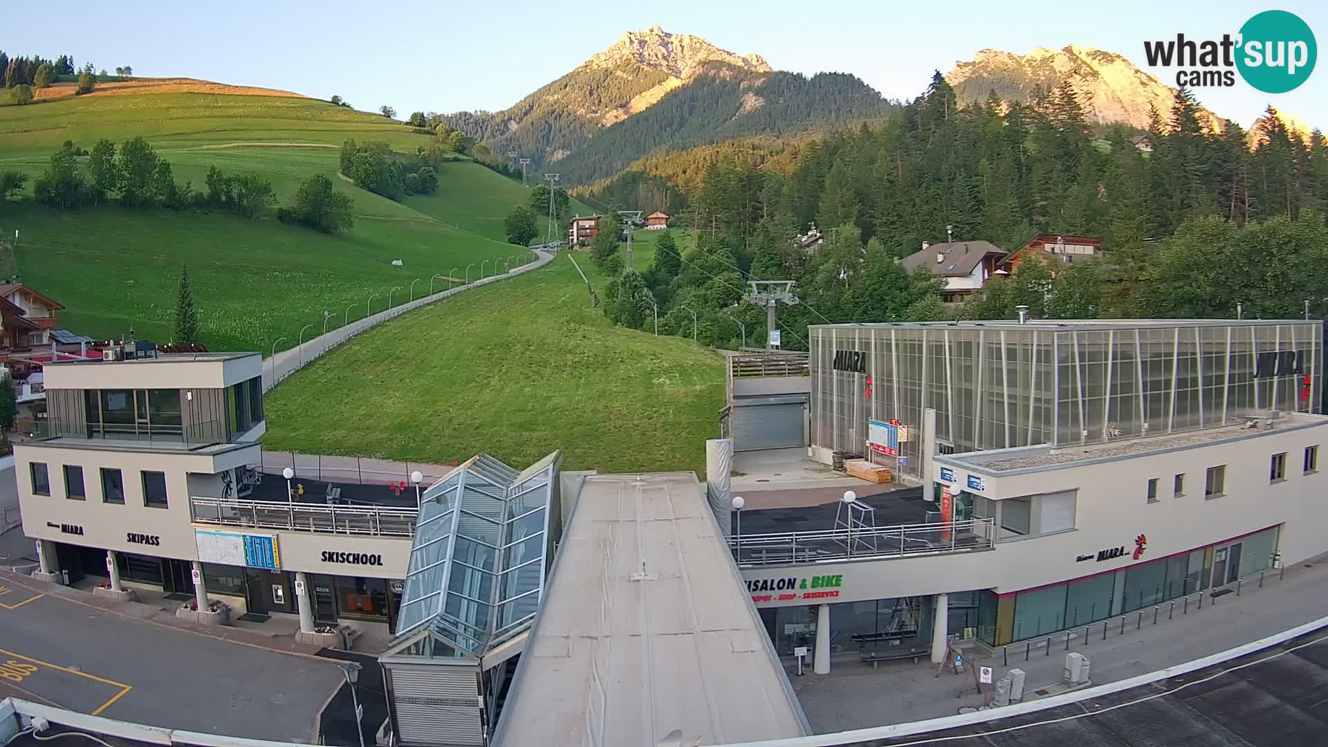 Kronplatz spletna kamera Miara spodnja postaja