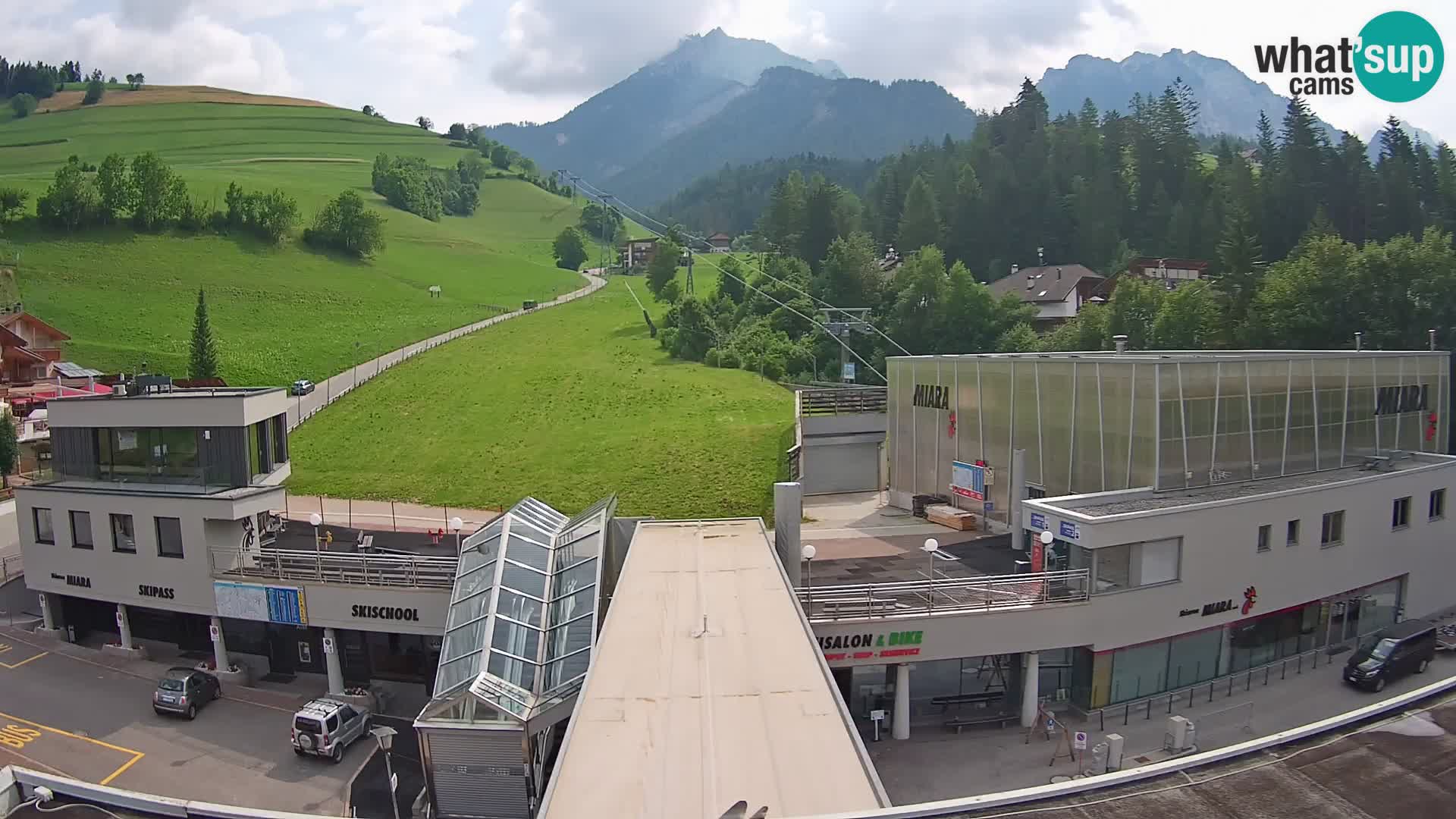 Plan de Corones Kronplatz Miara webcam en vivo – estación de valle