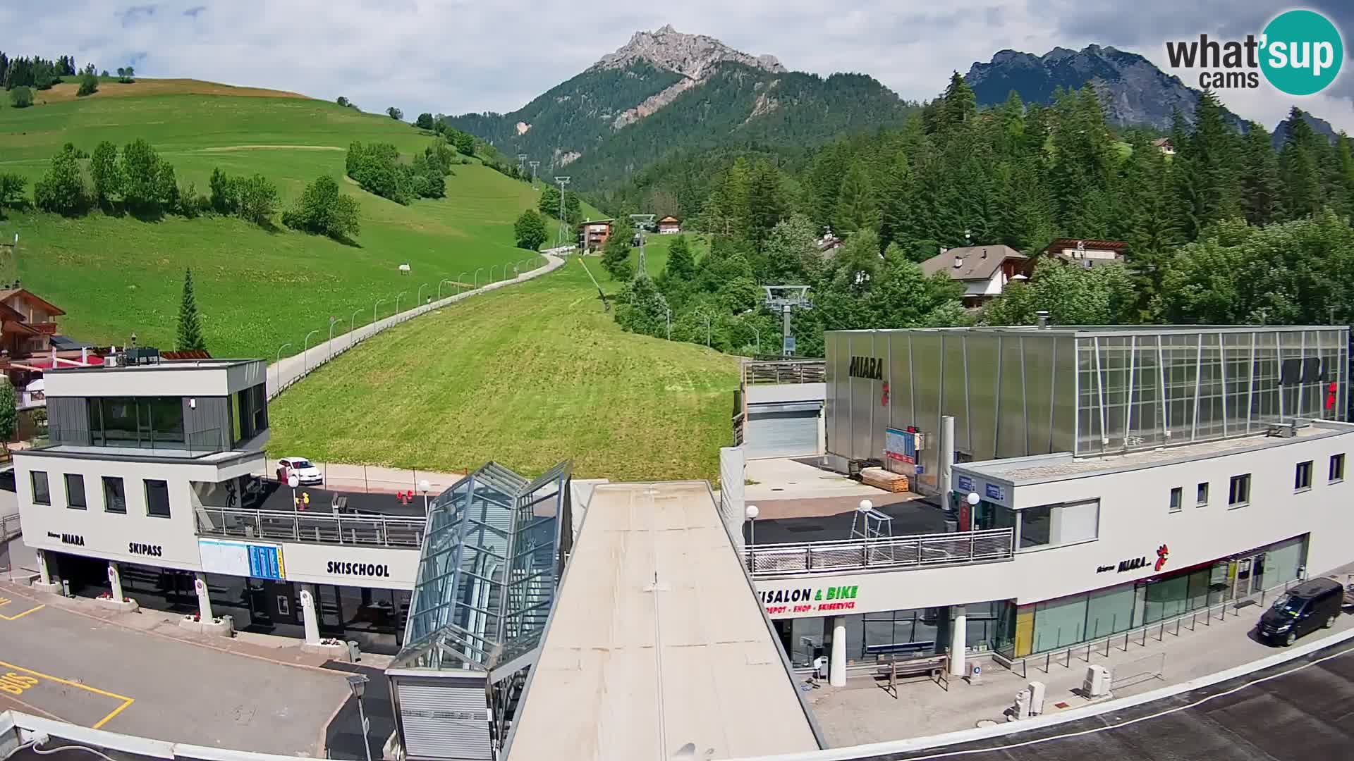 Kronplatz spletna kamera Miara spodnja postaja