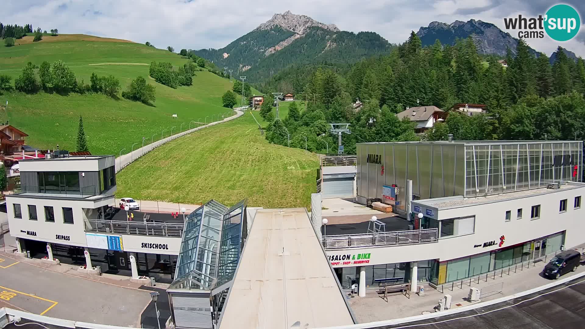 Kronplatz spletna kamera Miara spodnja postaja