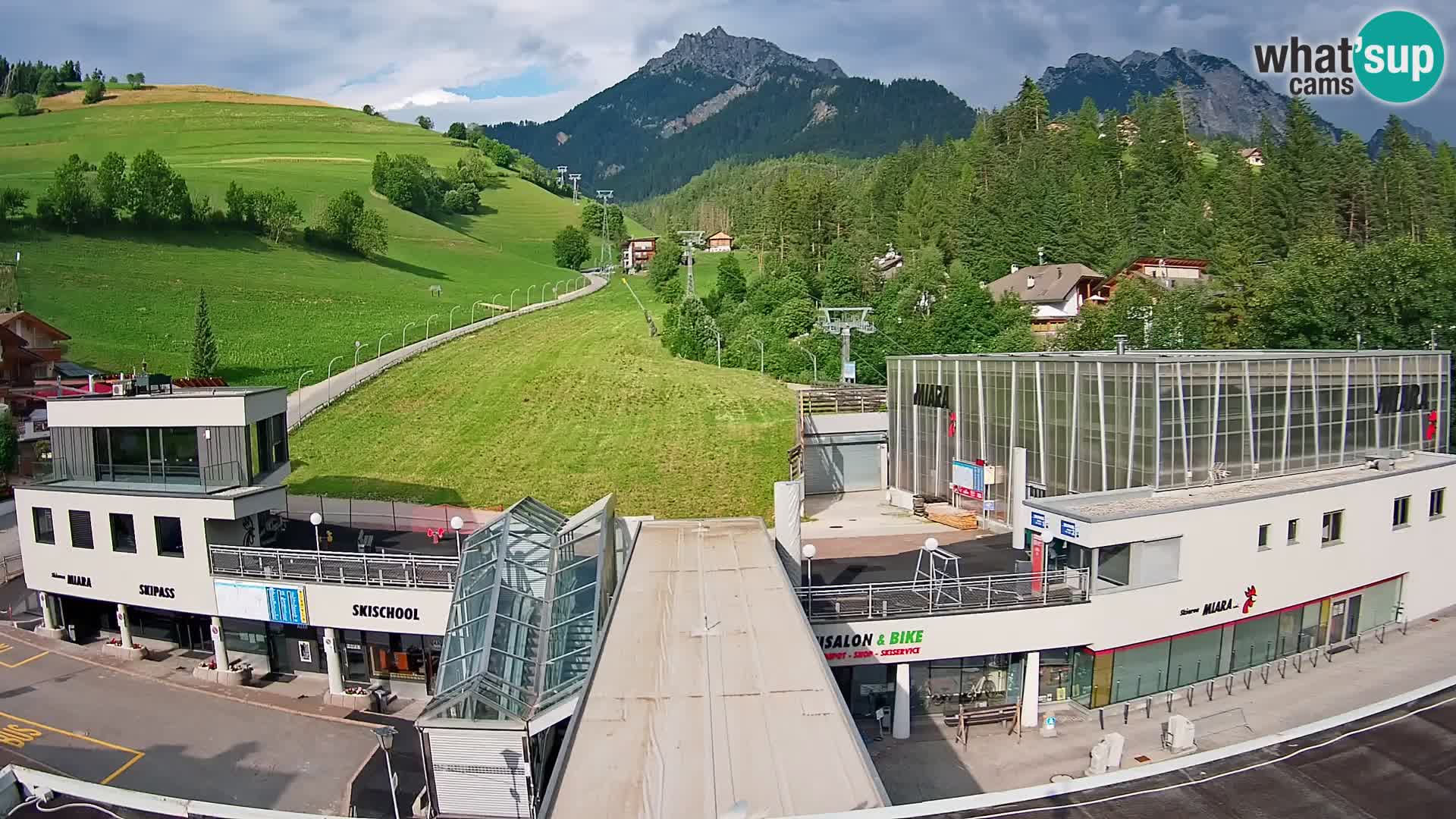 Kronplatz spletna kamera Miara spodnja postaja